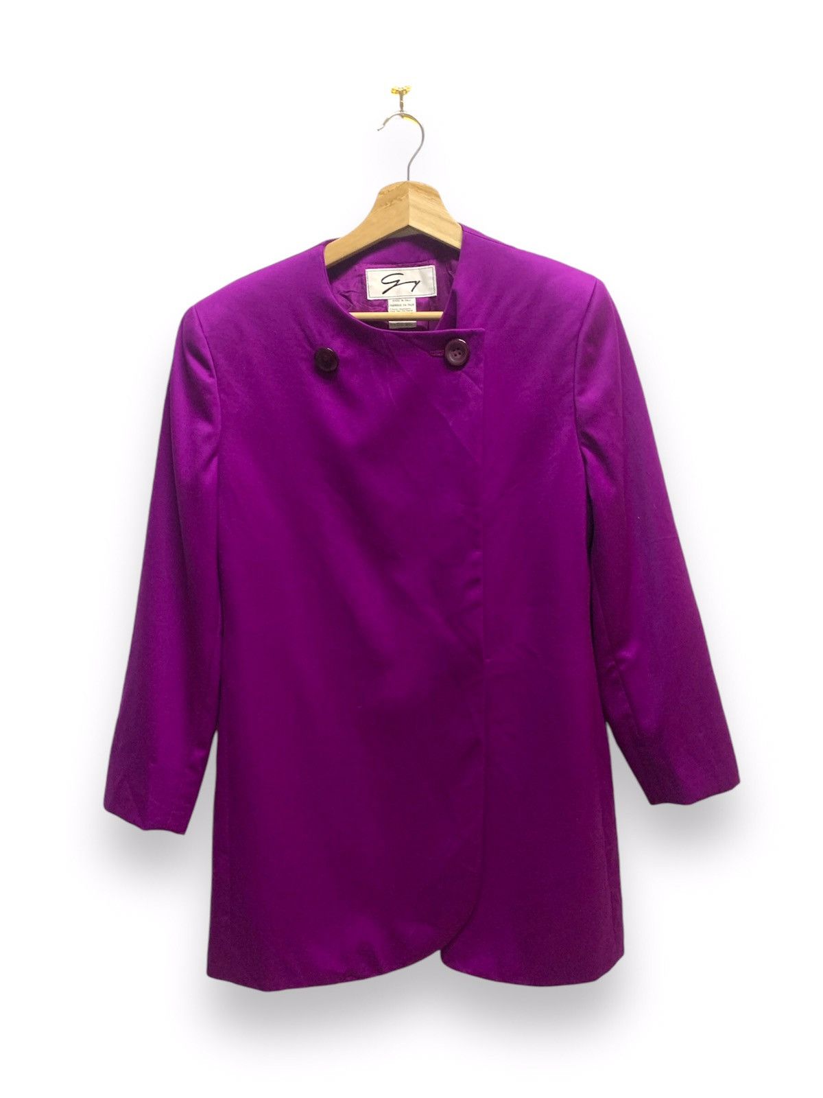 Versace × Vintage GENNY BY VERSACE Jacket Long Wool Size L / US 10 / IT 46 - 1 Thumbnail