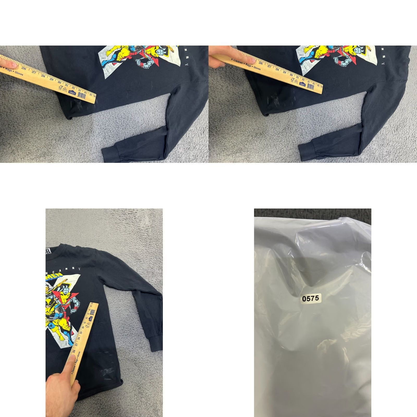 Vintage Marvel X-Men Long Sleeve T-Shirt Uncanny Comic Book Design M Black Mens Size US M / EU 48-50 / 2 - 8 Thumbnail