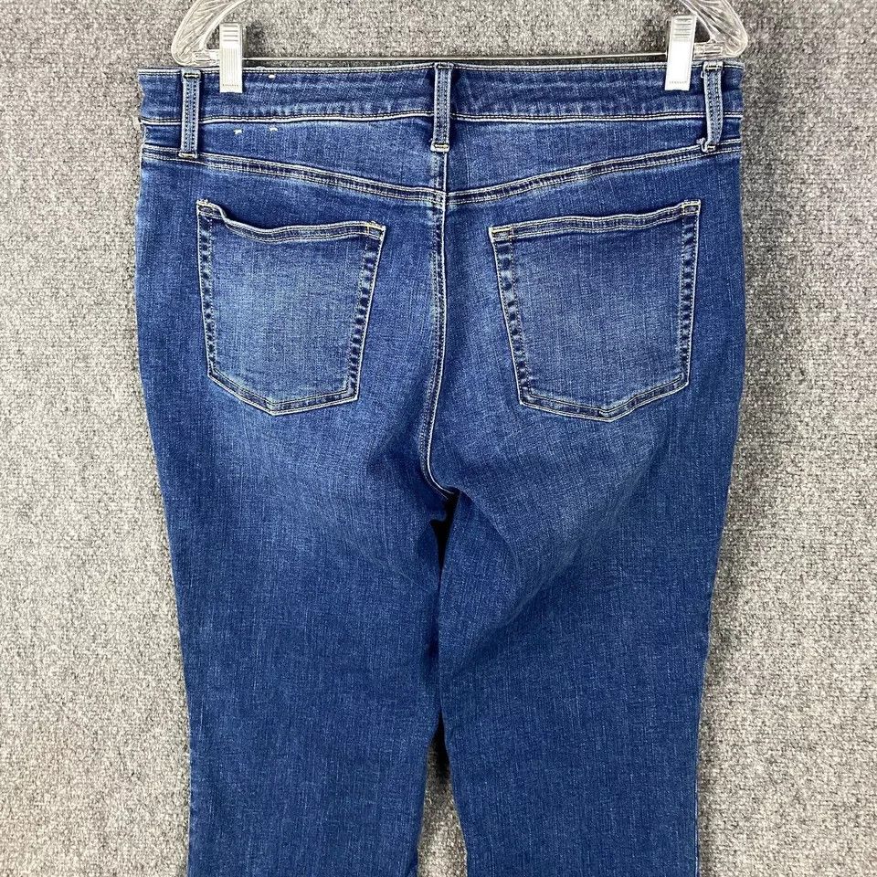 Talbots Talbots Jeans Women's 14P Modern Ankle Denim Stretch Cotton Size 36" / US 14 / IT 50 - 7 Thumbnail