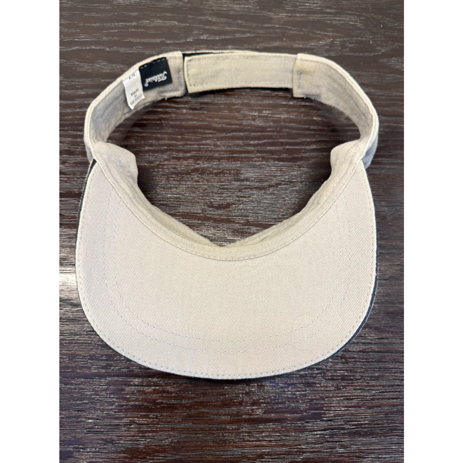 Titleist VINTAGE Titleist Men's Gray Cotton Adjustable Strapback Visor Hat Outdoor Sports Summer OSFM Size ONE SIZE - 6 Thumbnail