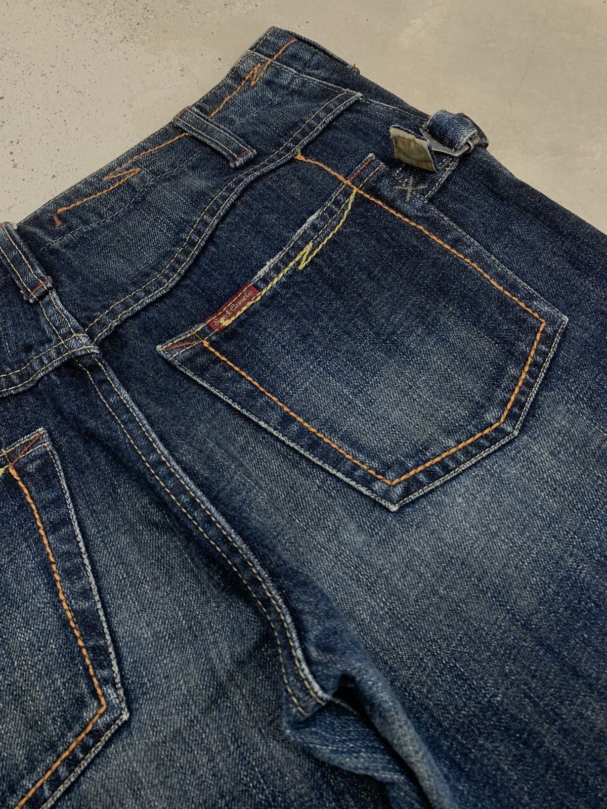 20471120 × Japanese Brand Sweet Camel Flare Kapital Style Whisker Distressed Denim Size US 28 / EU 44 - 15 Thumbnail