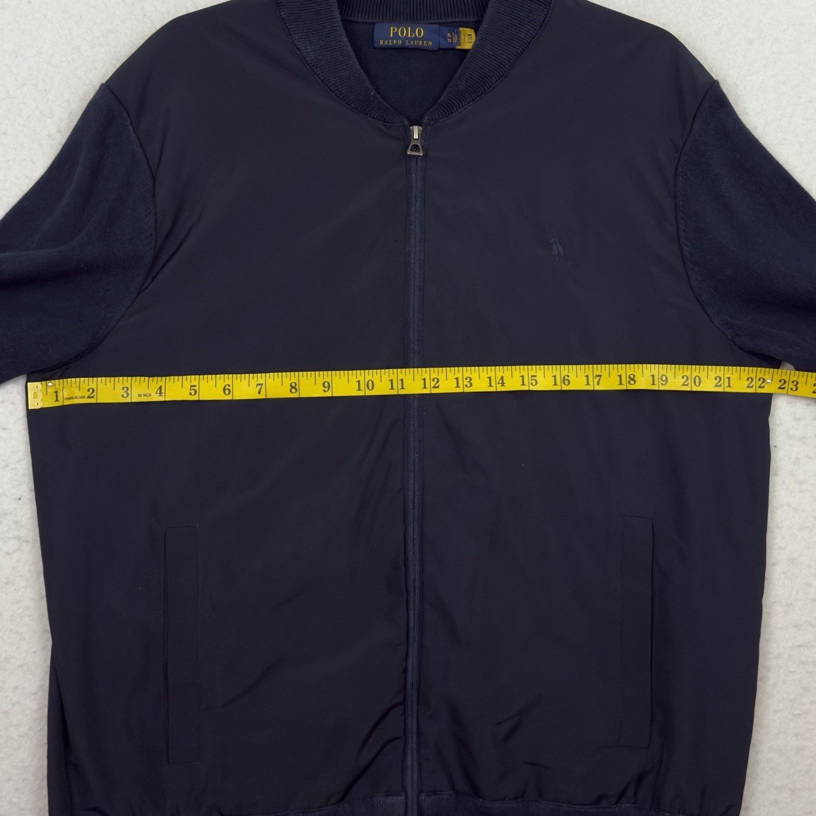 Polo Ralph Lauren Polo Ralph Lauren Bomber Jacket Mens XL Navy Hybrid Size US XL / EU 56 / 4 - 5 Thumbnail