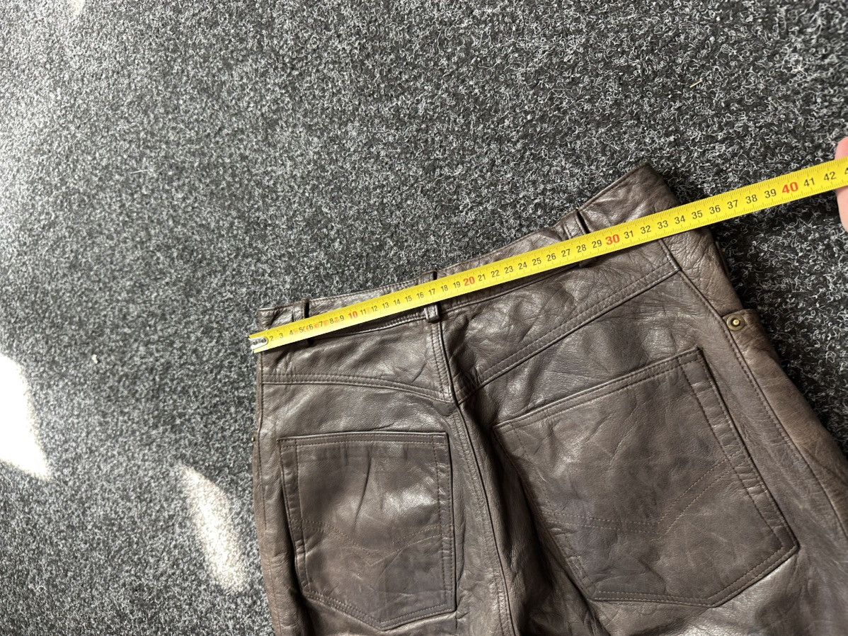 Cowboy Equipment 🚨GRAIL BOOTCUT BROWN Cowboy Biker Leather Pants Size US 27 - 15 Thumbnail