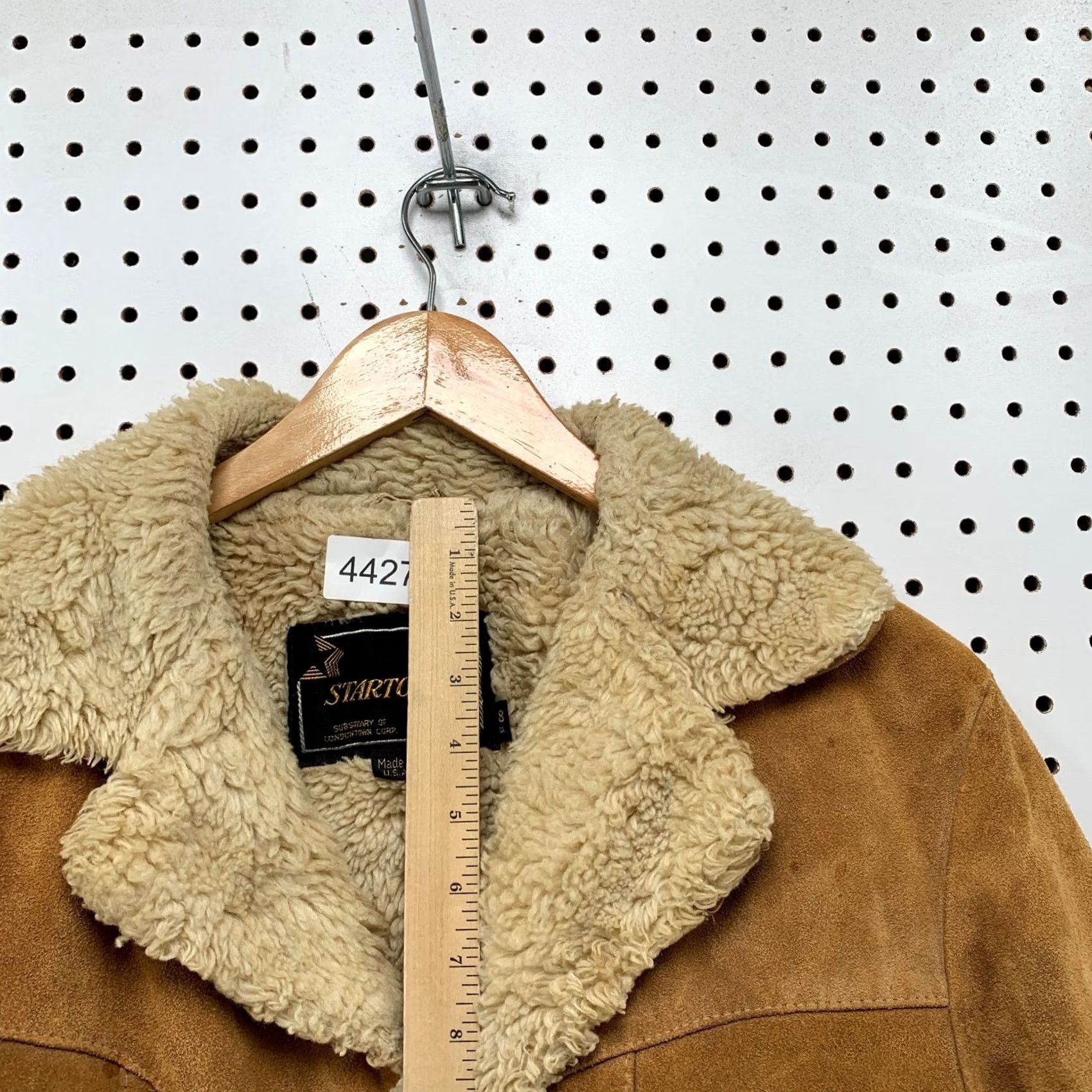 Vintage Startown Vintage Coat Suede Button 38 Brown Men Coat Casual Winter 38 Mens Suede Leather Vintage Startown USA Size US XXS / EU 40 - 7 Thumbnail