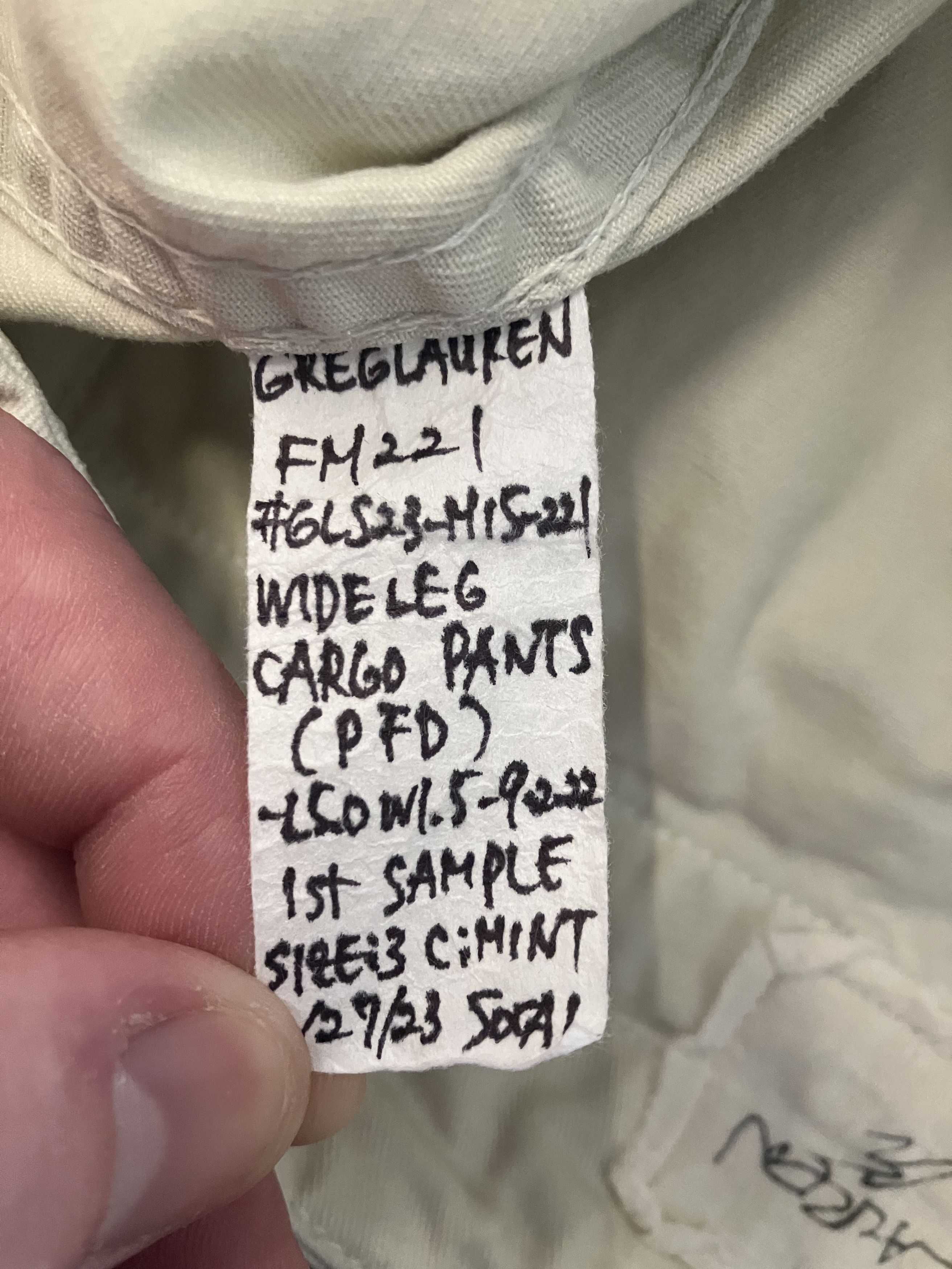 Greg Lauren $1110 Greg Lauren First Sample Mixed Wed Leg Cargo Large Size US 34 / EU 50 - 6 Thumbnail