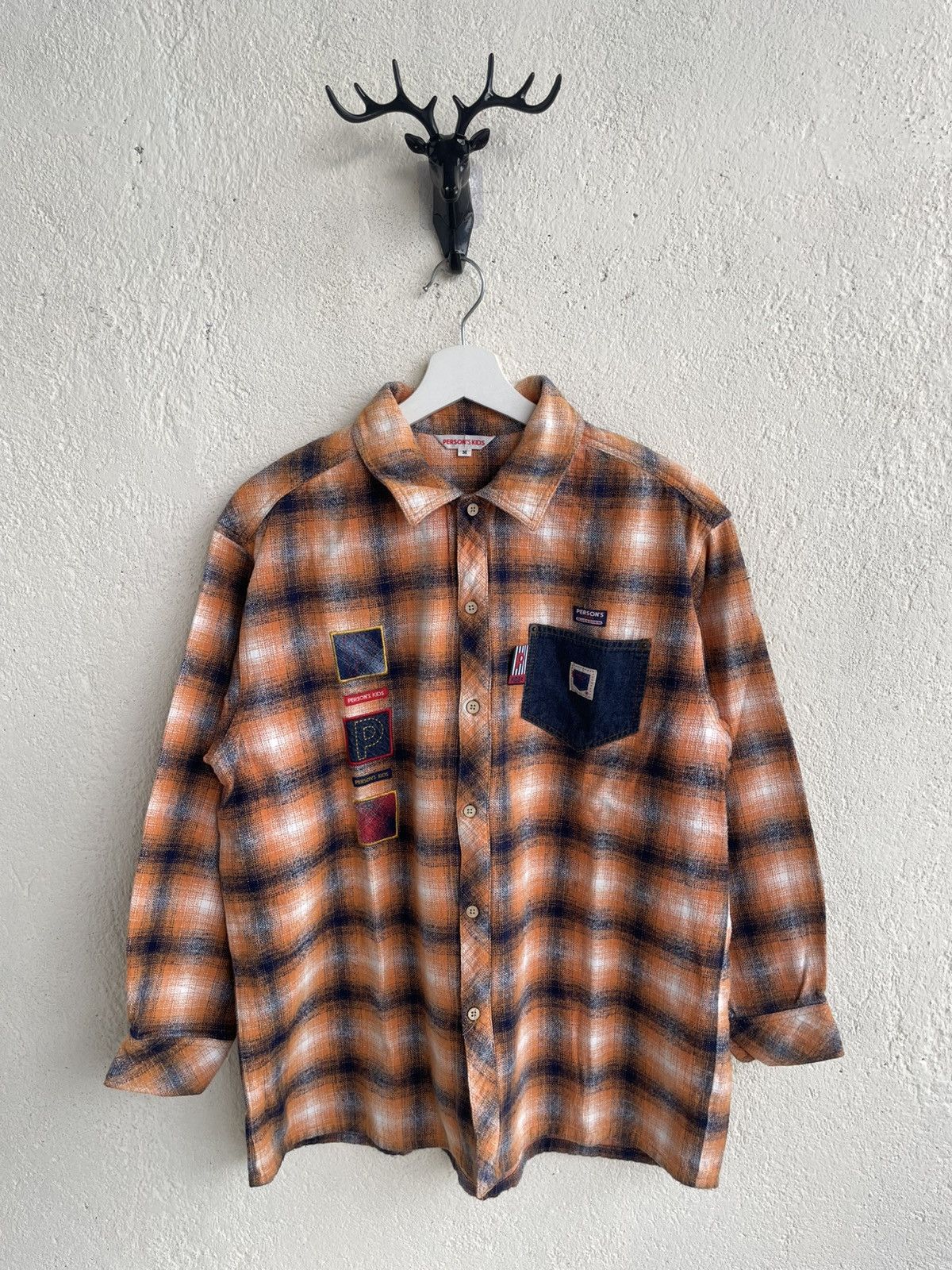 RRL Ralph Lauren 2000s 45rpm Patchwork Plaid Flannel Y2K Hysteric Ifsix LGB Size US XL / EU 56 / 4 - 1 Thumbnail