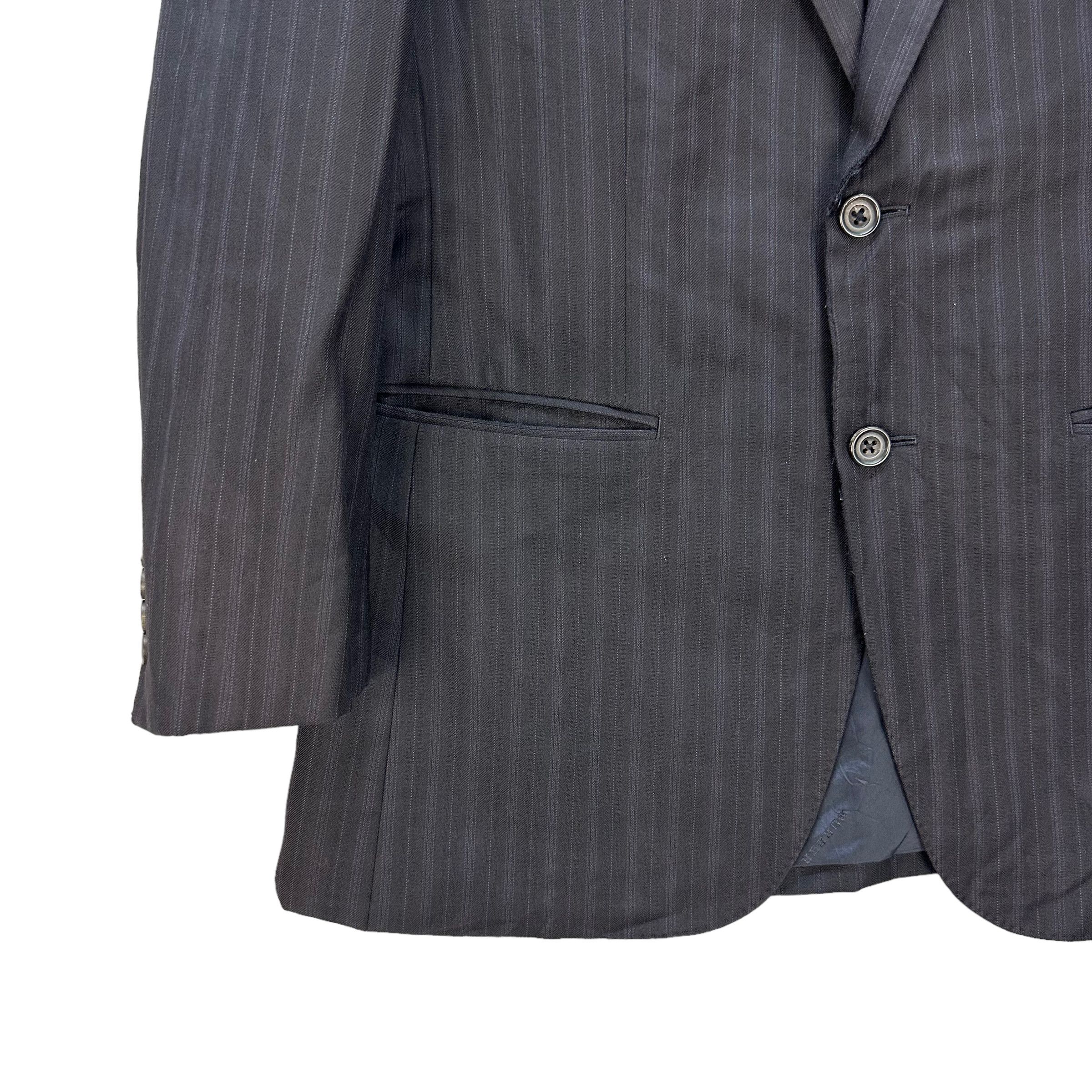 Burberry BURBERRY LONDON STRIPES SUIT JACKET / BLAZERS #8036-197 Size 42R - 4 Thumbnail