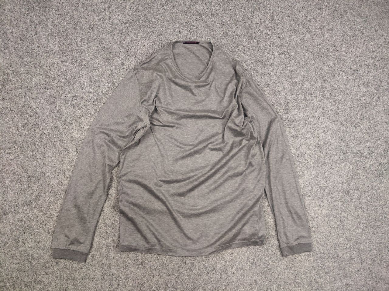 Montagut Maison Montagut Design Cotton Light Gray Long Sleeve Shirt Size US L / EU 52-54 / 3 - 11 Thumbnail