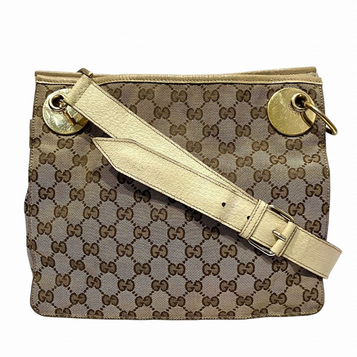 Gucci Gucci Gucci GG Canvas Shoulder Bag Textile Shoulder Bag 120841 DUTY FREE for USA Size ONE SIZE - 1 Thumbnail