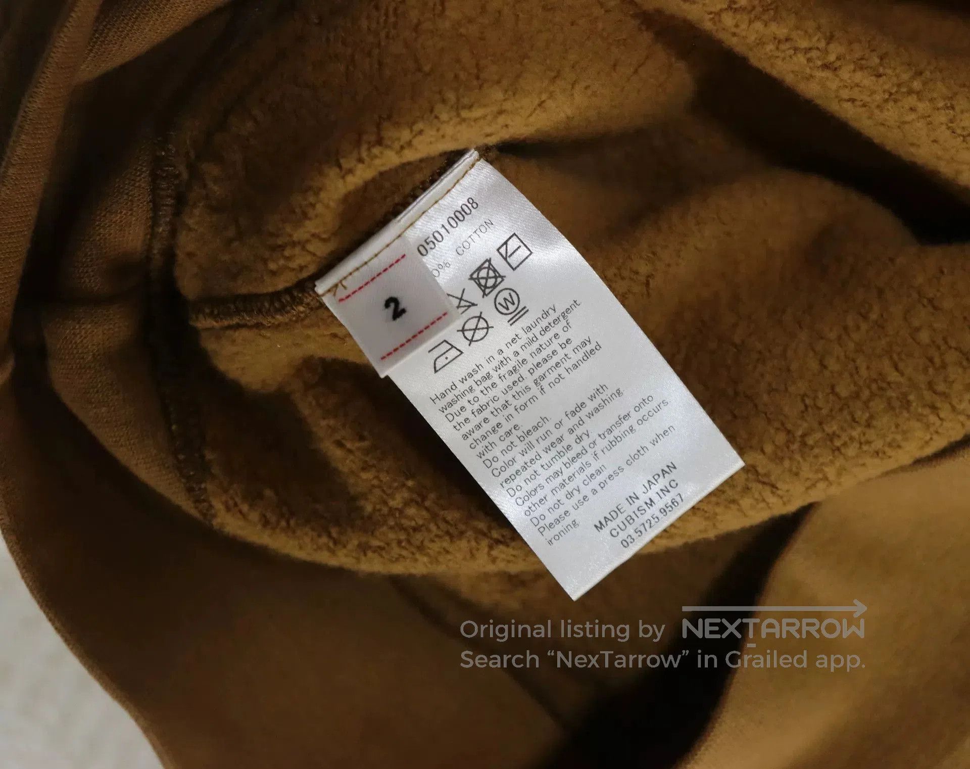 Visvim Visvim Amplus Hoodie in Mustard Color. Size US M / EU 48-50 / 2 - 8 Thumbnail