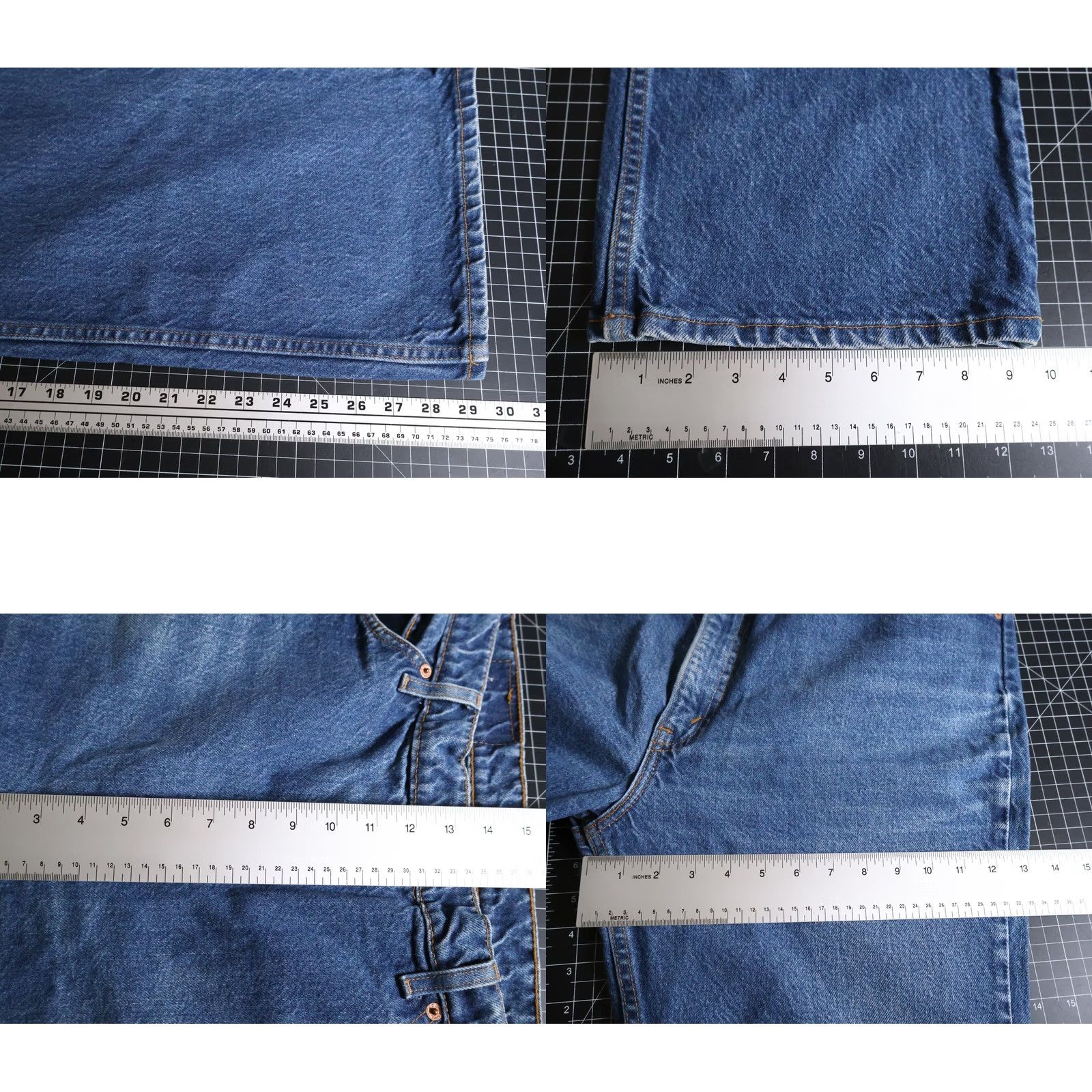 Levi's VINTAGE Levi's 517 Jeans Men Bootcut 1994 38 x 29 Blue Orange Tab VTG 90s Size US 38 / EU 54 - 8 Thumbnail
