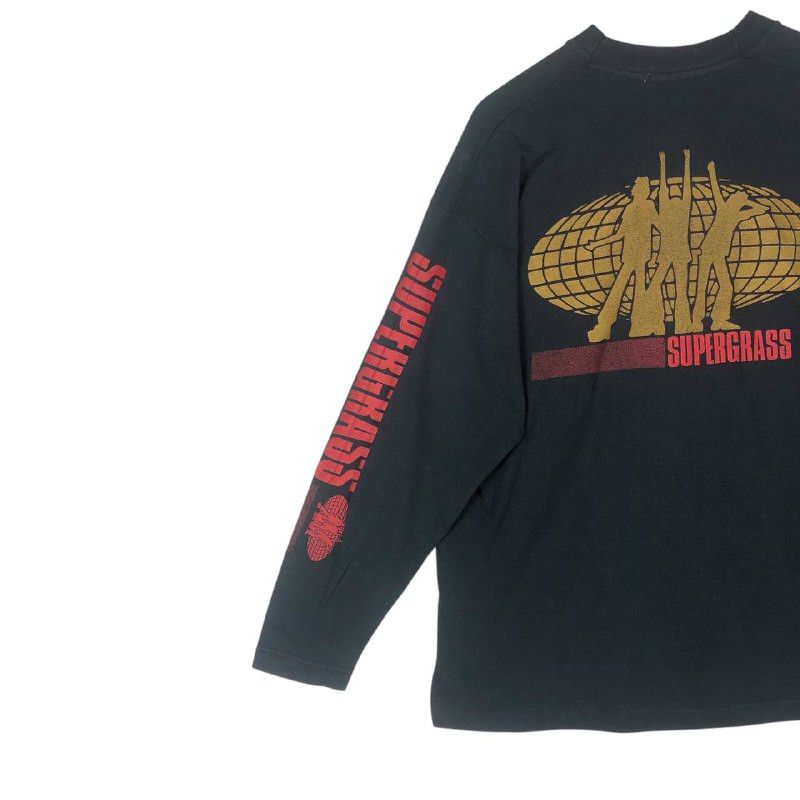 Band Tees Vintage Supergrass Britpop Logo Men T-shirt L/S Size US L / EU 52-54 / 3 - 7 Thumbnail