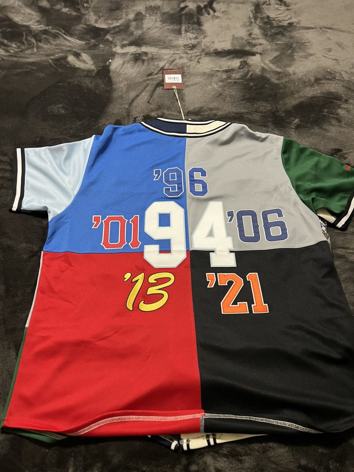 Supreme 🔥FW21 SUPREME PATCHWORK JERSEY MENS XL BRAND NEW🔥🔥 Size US XL / EU 56 / 4 - 2 Thumbnail