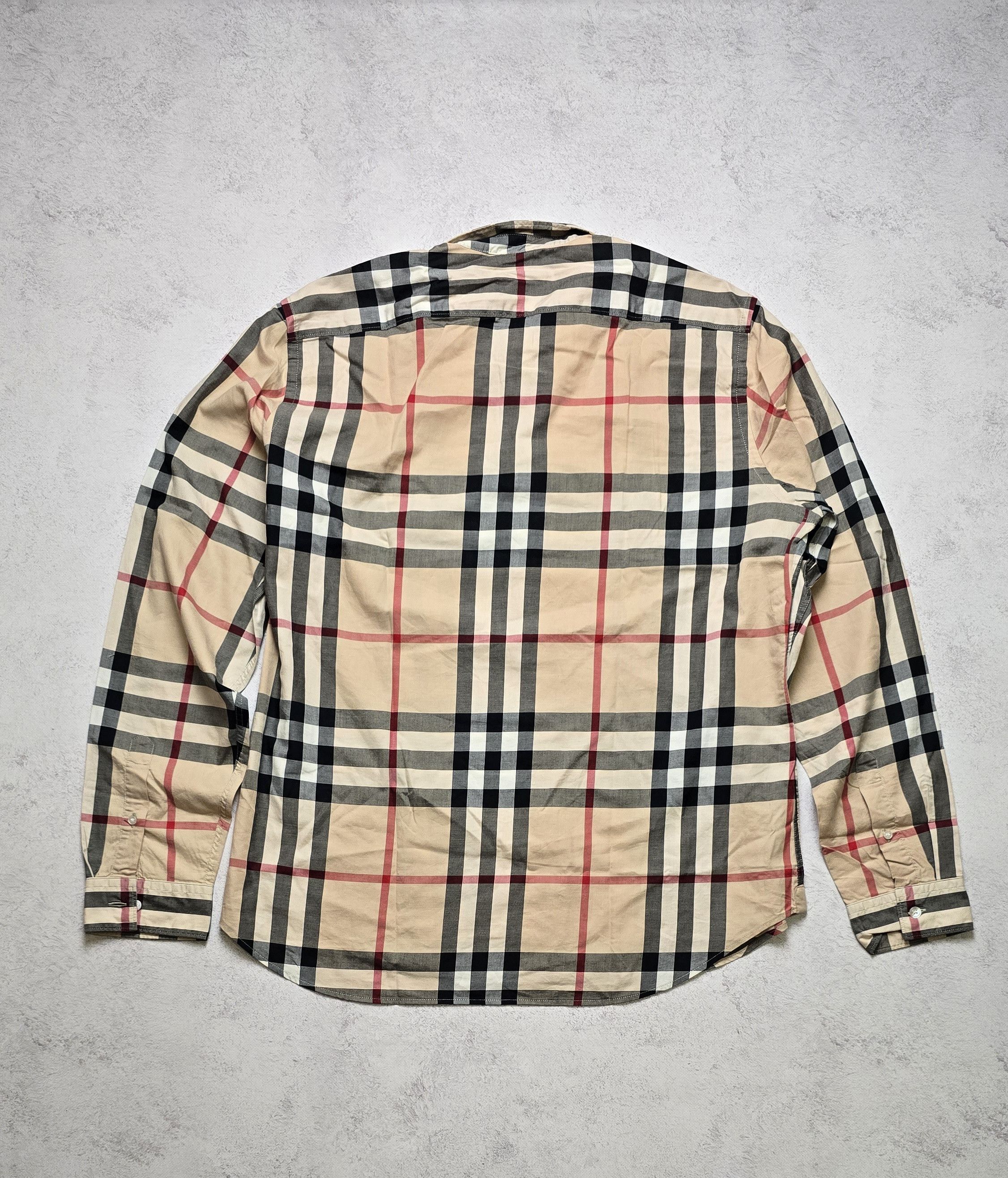 Burberry Burberry Brit Nova Check Shirt Long Sleeve Luxury Size US XL / EU 56 / 4 - 2 Thumbnail