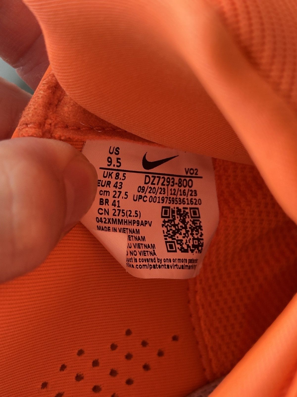 NOCTA × Nike NOCTA x Nike Hotstep 2 Total Orange Size US 9.5 / EU 42-43 - 11 Thumbnail