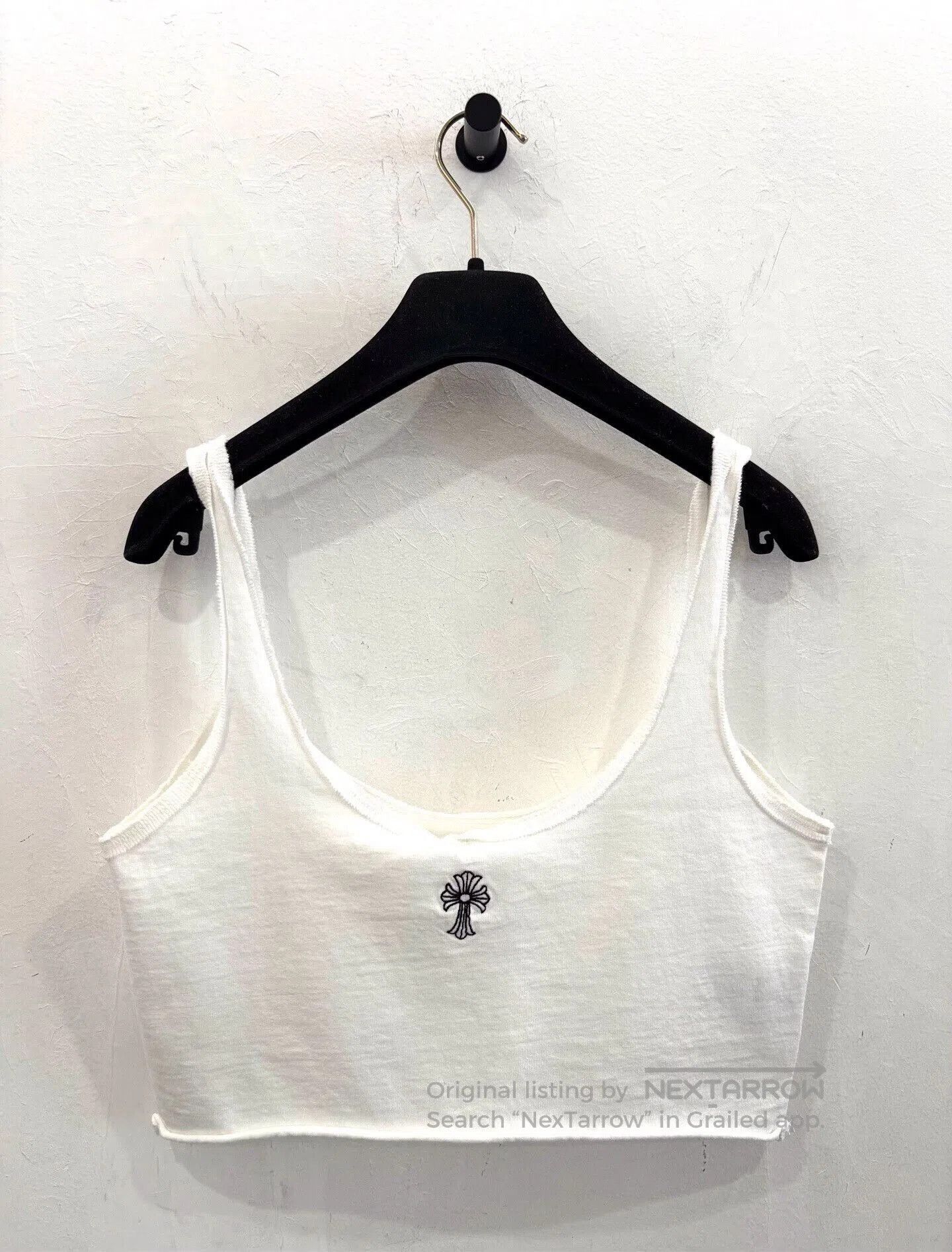 Chrome Hearts Chrome Hearts White Cross Embroidered Camisole. Size M / US 6-8 / IT 42-44 - 1 Thumbnail