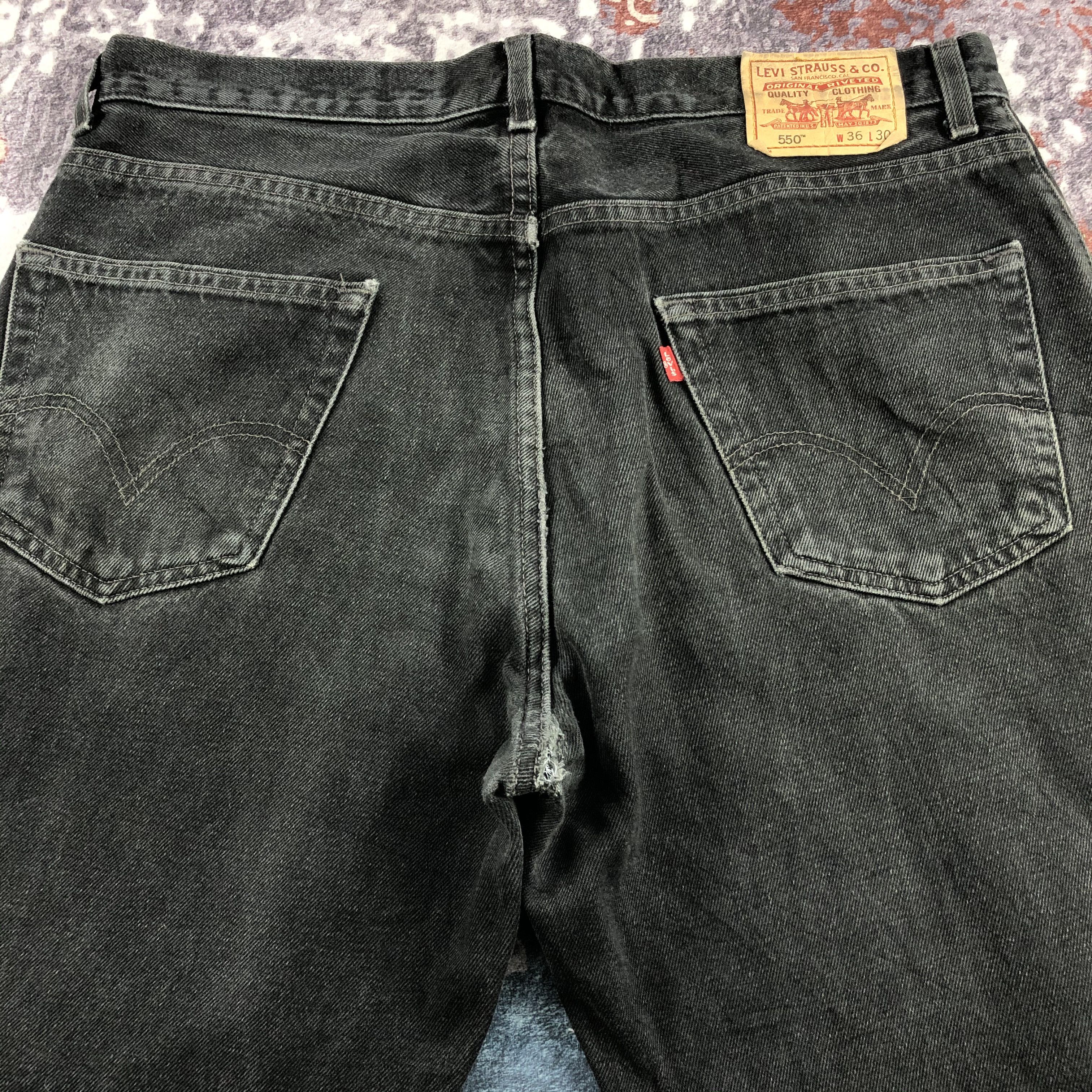 Levi's × Vintage Vintage Levis 550 Earth Tone Jeans-JM2605 Size US 38 / EU 54 - 5 Thumbnail