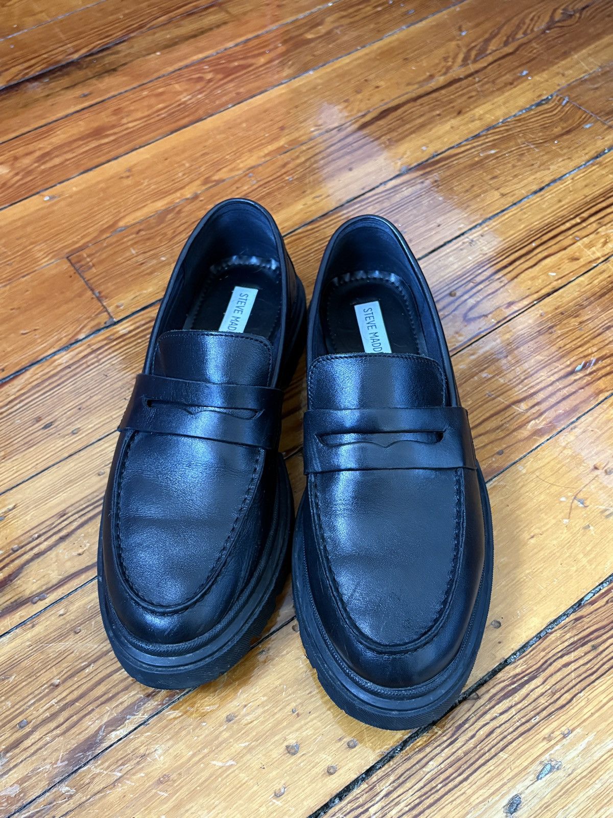 Steve Madden Steve Madden black loafers Size US 8.5 / EU 41-42 - 1 Thumbnail