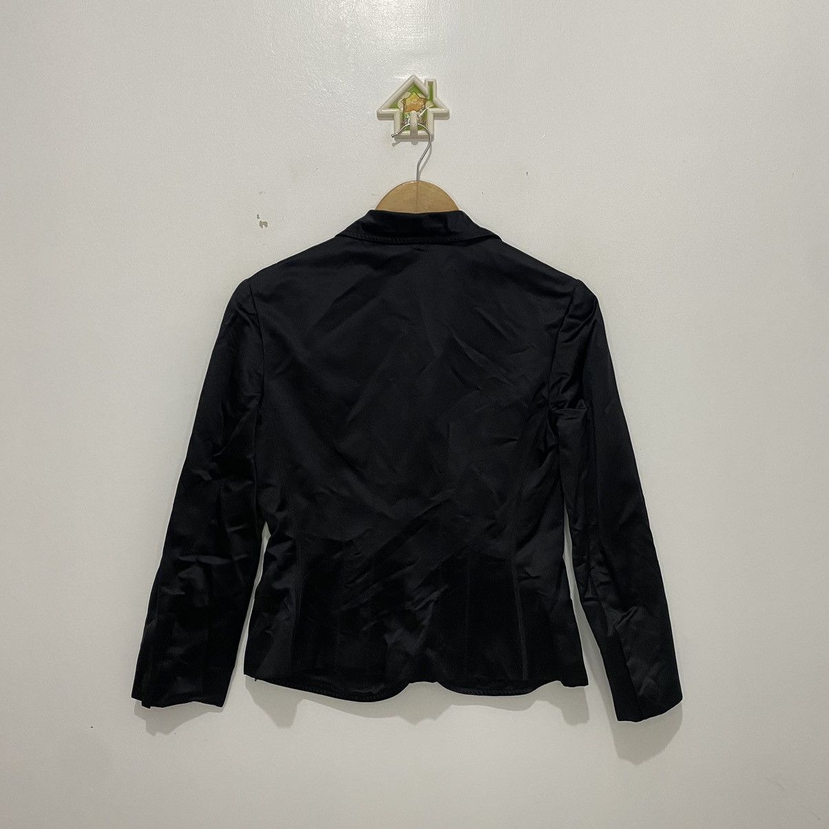 Prada Prada Silk Cropped Blazer Size XS / US 0-2 / IT 36-38 - 4 Thumbnail