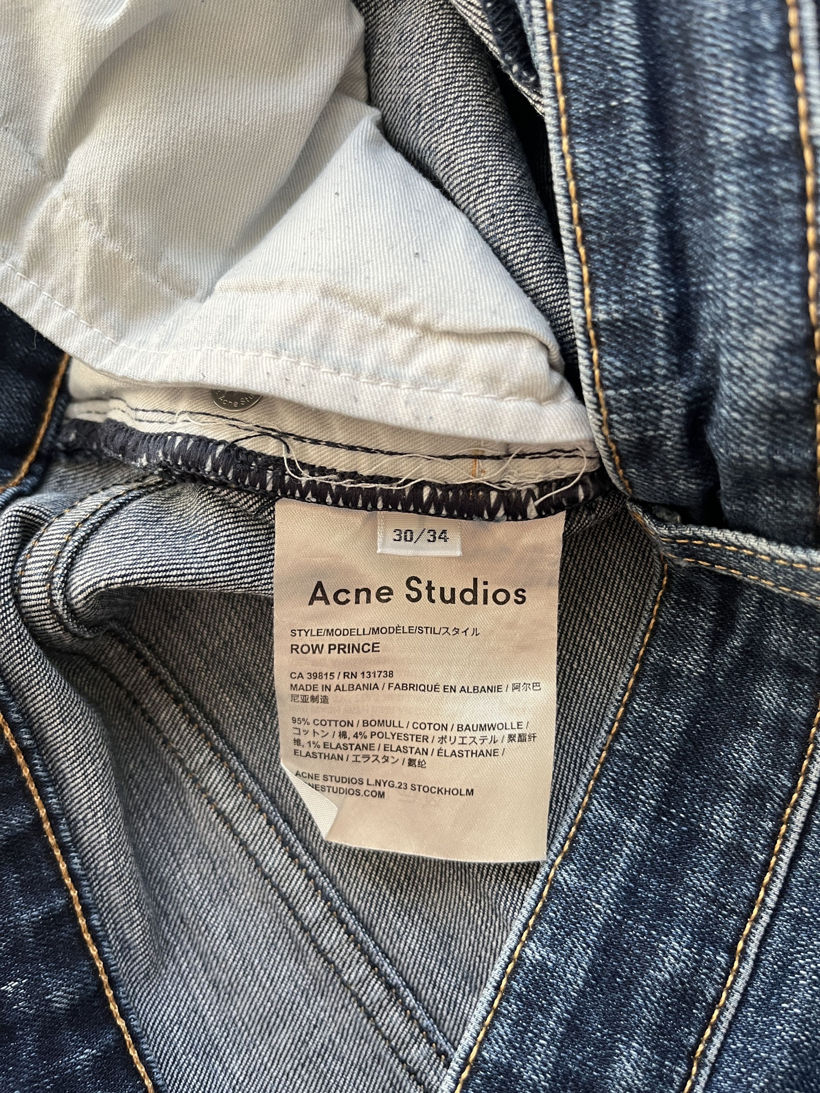 Acne Studios ⚡️QUICK SALE⚡️Acne Studios Blue Denim Jeans Pants Size US 30 / EU 46 - 4 Thumbnail