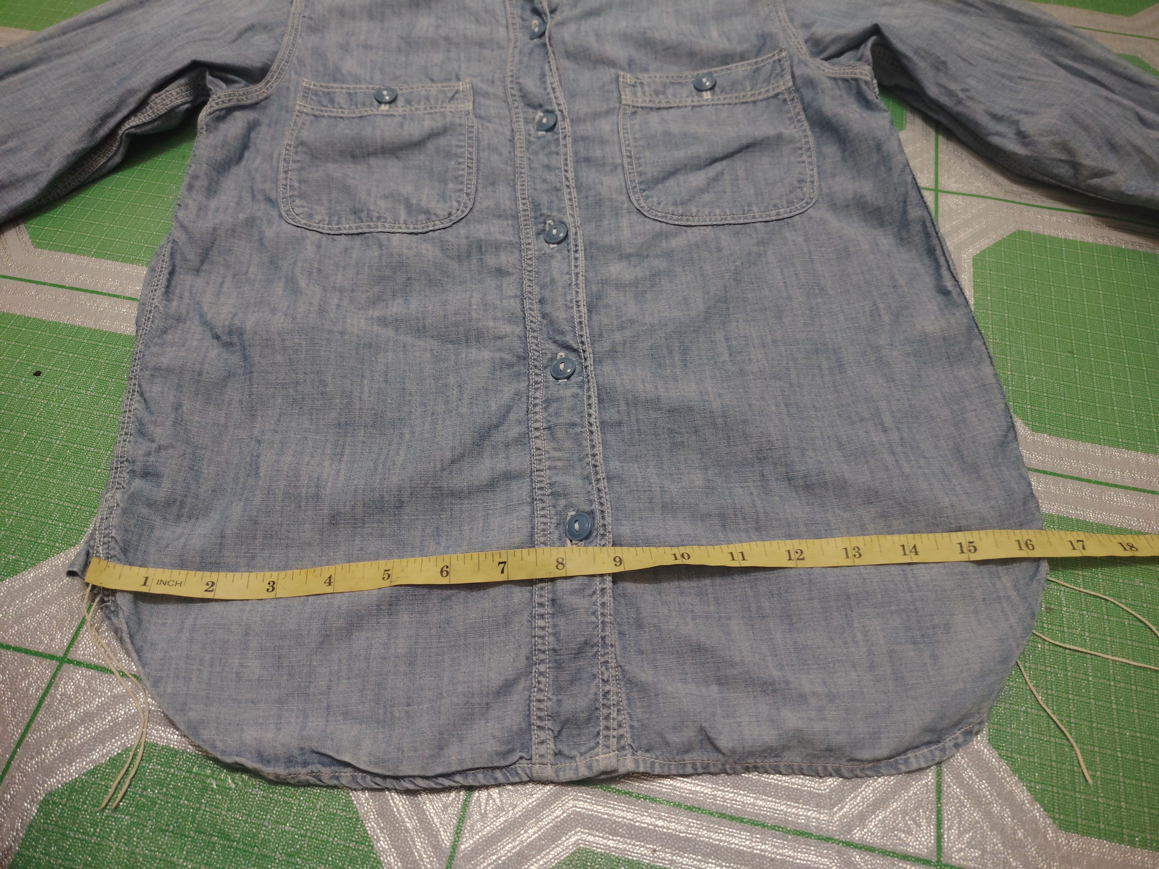 Orslow Vtg Orslow Faded Shirt Button up Size US S / EU 44-46 / 1 - 17 Thumbnail