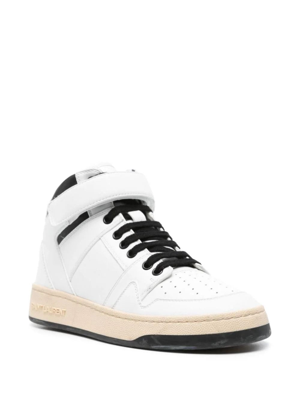 Saint Laurent Paris oc11z1125 Lax Sneakers in Washed Out Effect Leather Size US 6 / IT 36 - 2 Thumbnail