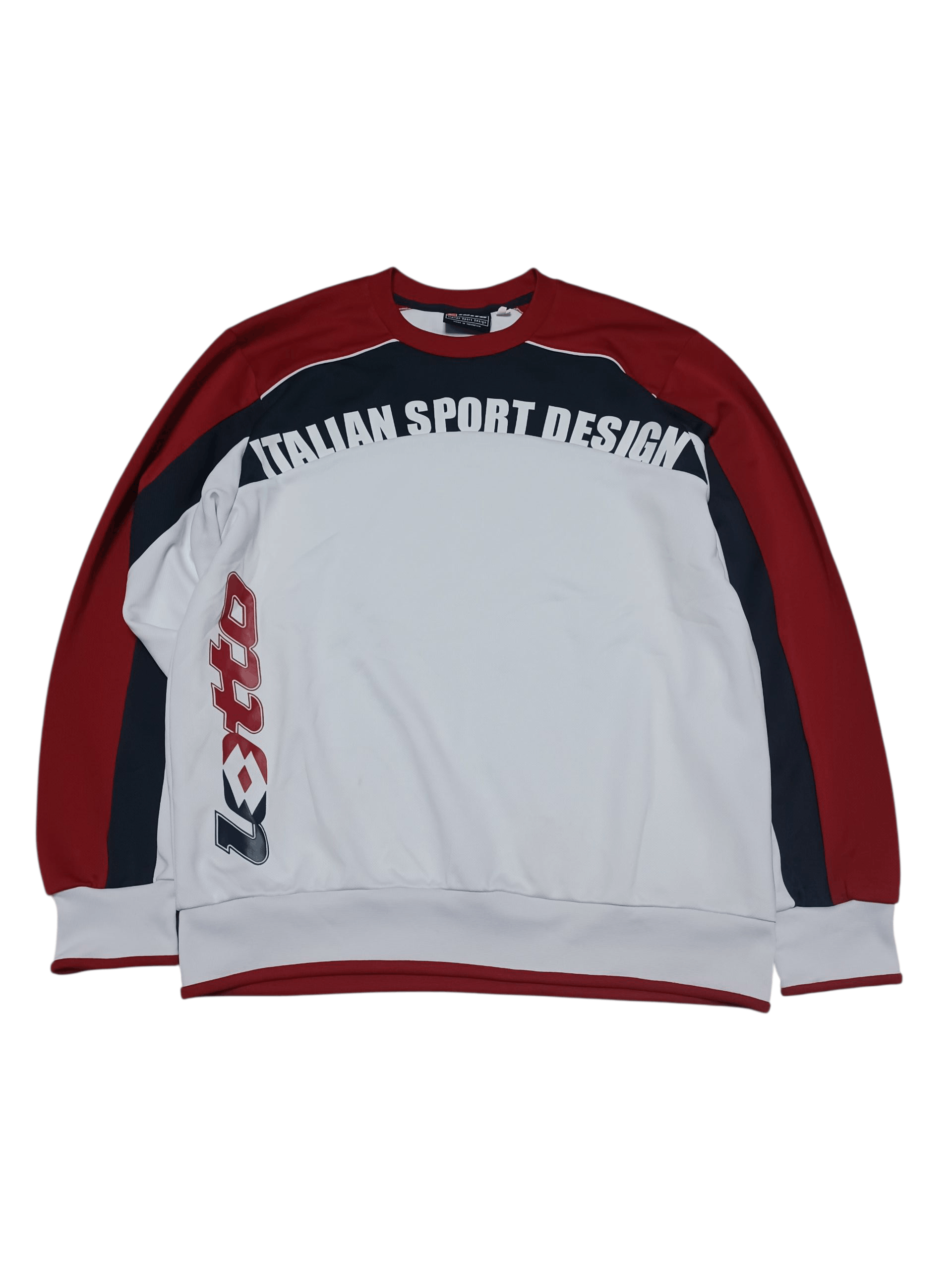 Lotto Sport LOTTO VINTAGE ITALIAN SPORT DESIGN SWEATSHIRT Size US XL / EU 56 / 4 - 1 Thumbnail