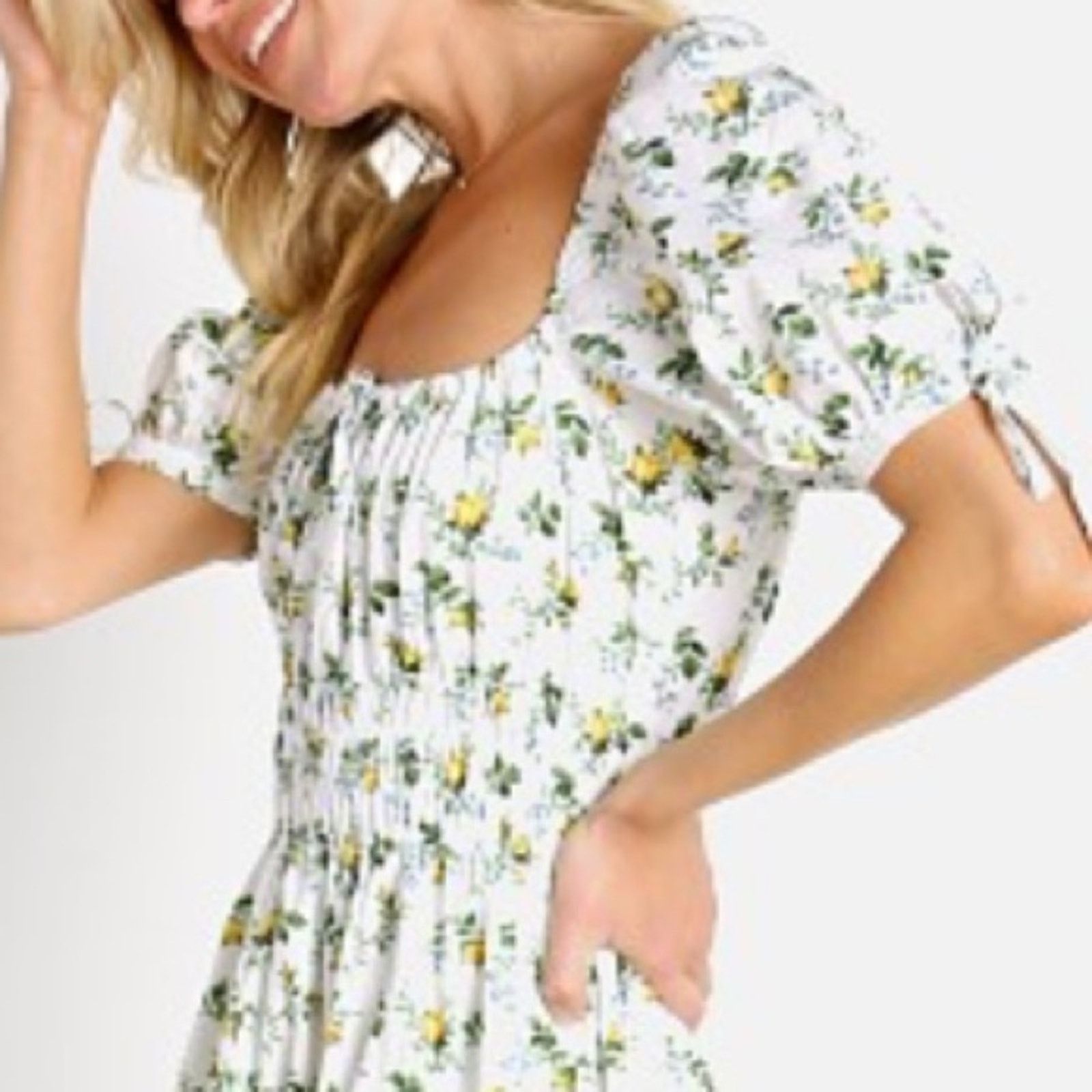 FAITHFULL $219 Faithfull the Brand Flora Midi Dress Bendita Floral S Size S / US 4 / IT 40 - 5 Thumbnail
