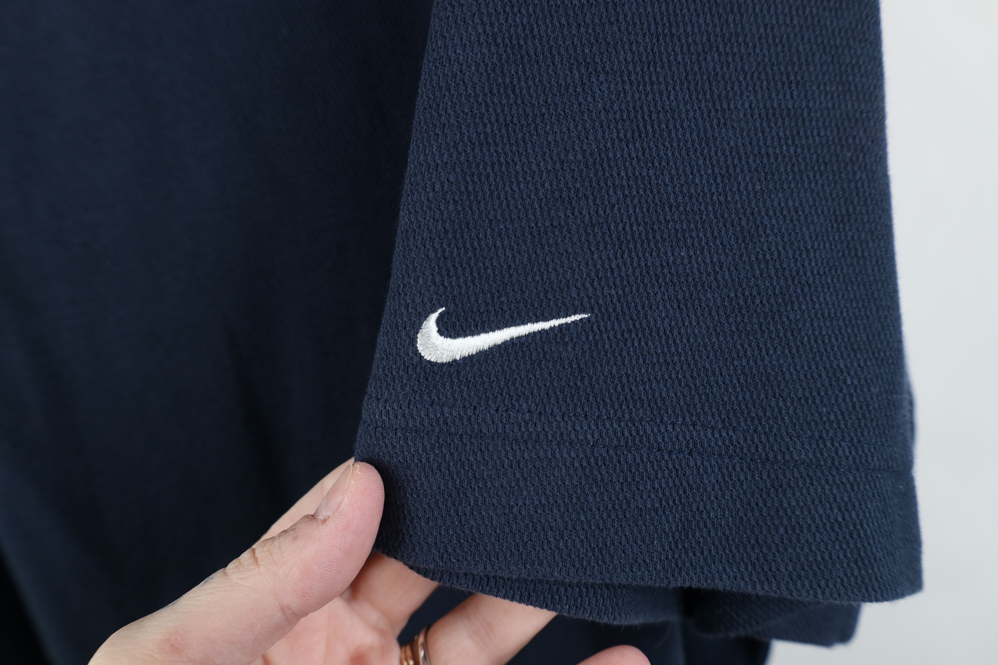 Nike Vintage Nike Golf Mini Swoosh Mock Neck Short Sleeve T-Shirt Size US XXL / EU 58 / 5 - 4 Thumbnail