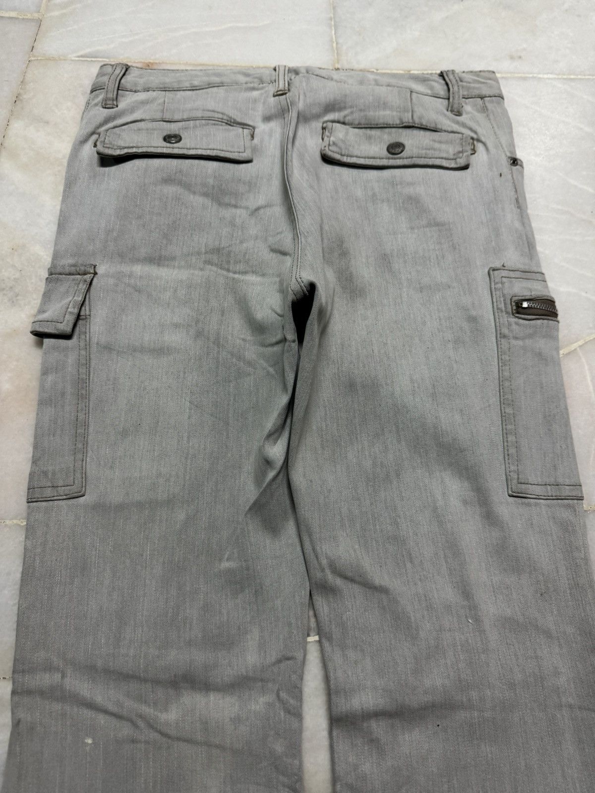 Japanese Brand FLARE BOOTCUT JAPANESE CARGO DENIM JEANS STRETCHABLE Size US 28 / EU 44 - 13 Thumbnail