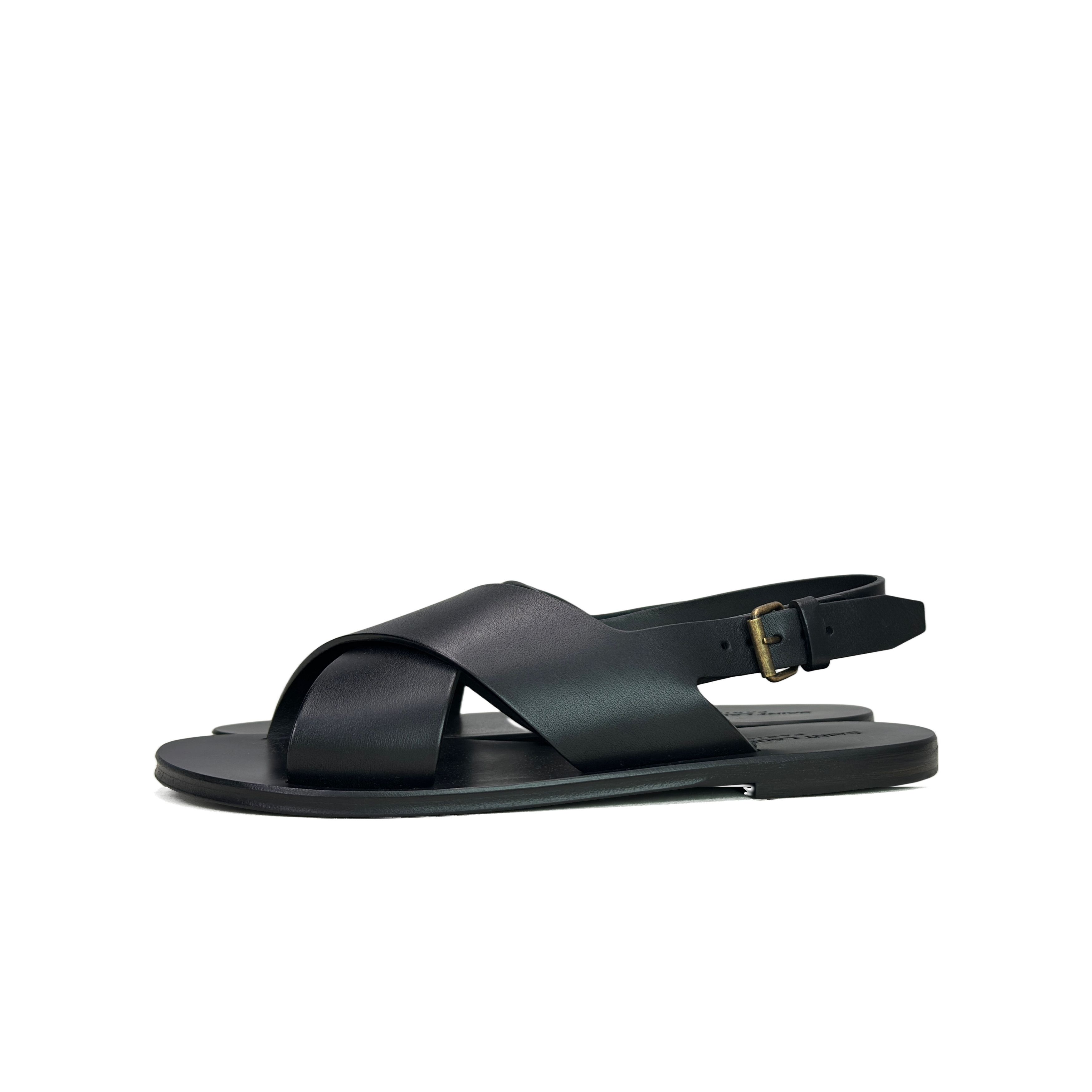Saint Laurent Paris Saint Laurent Cross Strap Sandals Size 40 Size US 7 / EU 40 - 1 Thumbnail