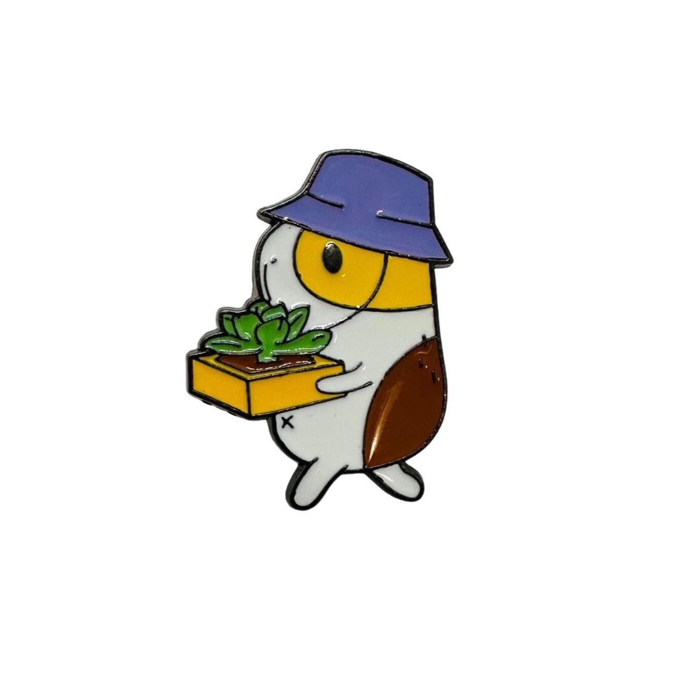 Other ⭐Hamster Guinea Pig Pet Succulent Gardener Pin With Hat & Pl Size ONE SIZE - 4 Thumbnail
