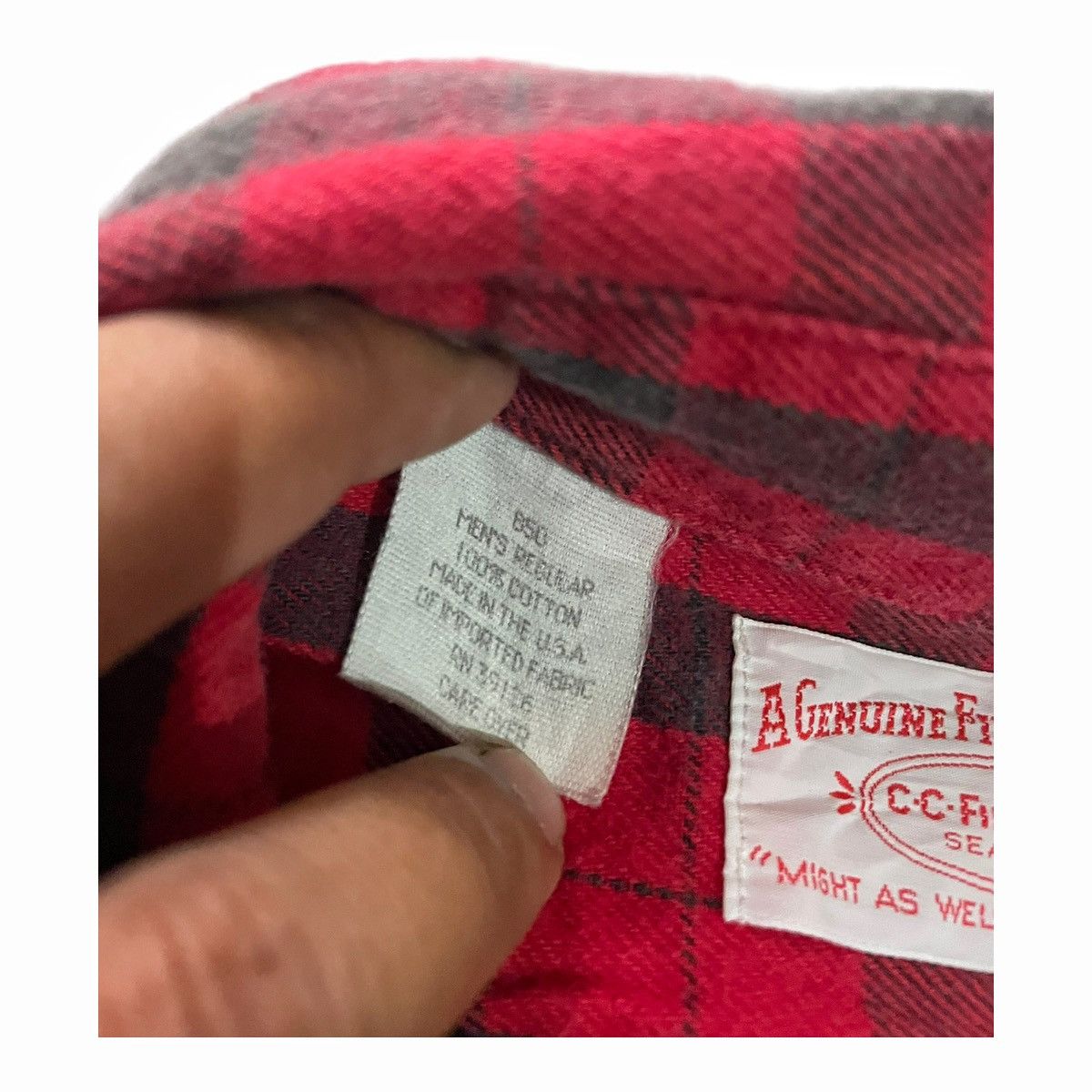 Filson Vintage Cc Filson Co Flannel Shirt Alaskan Guide Shirt Red Size US M / EU 48-50 / 2 - 8 Thumbnail