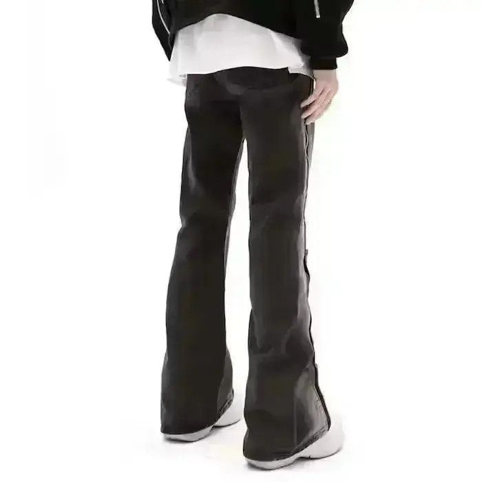 Japanese Brand Opium Style Zipper Baggy Flare Men Jeans Size US 32 / EU 48 - 4 Thumbnail