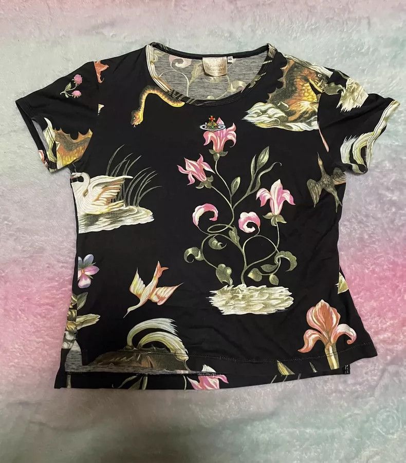 Vivienne Westwood Vivienne Westwood Snake, dragon, fish, flower and bird T-s Size XS / US 0-2 / IT 36-38 - 1 Thumbnail