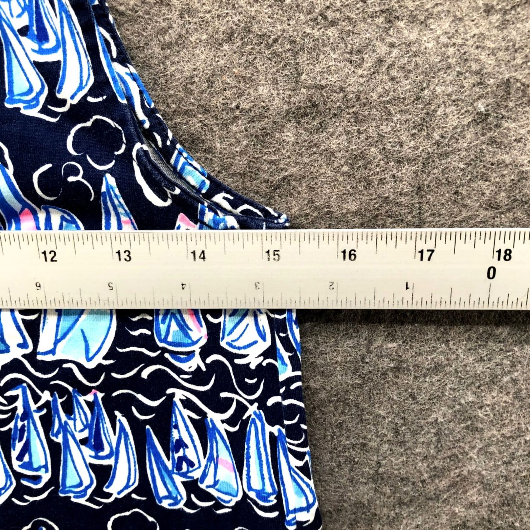 Lilly Pulitzer Lilly Pulitzer Shift Dress Womens XXS Blue Sailboat Nautical Pima Cotton Sleeveless Size XXS / US 00 / IT 34 - 5 Thumbnail