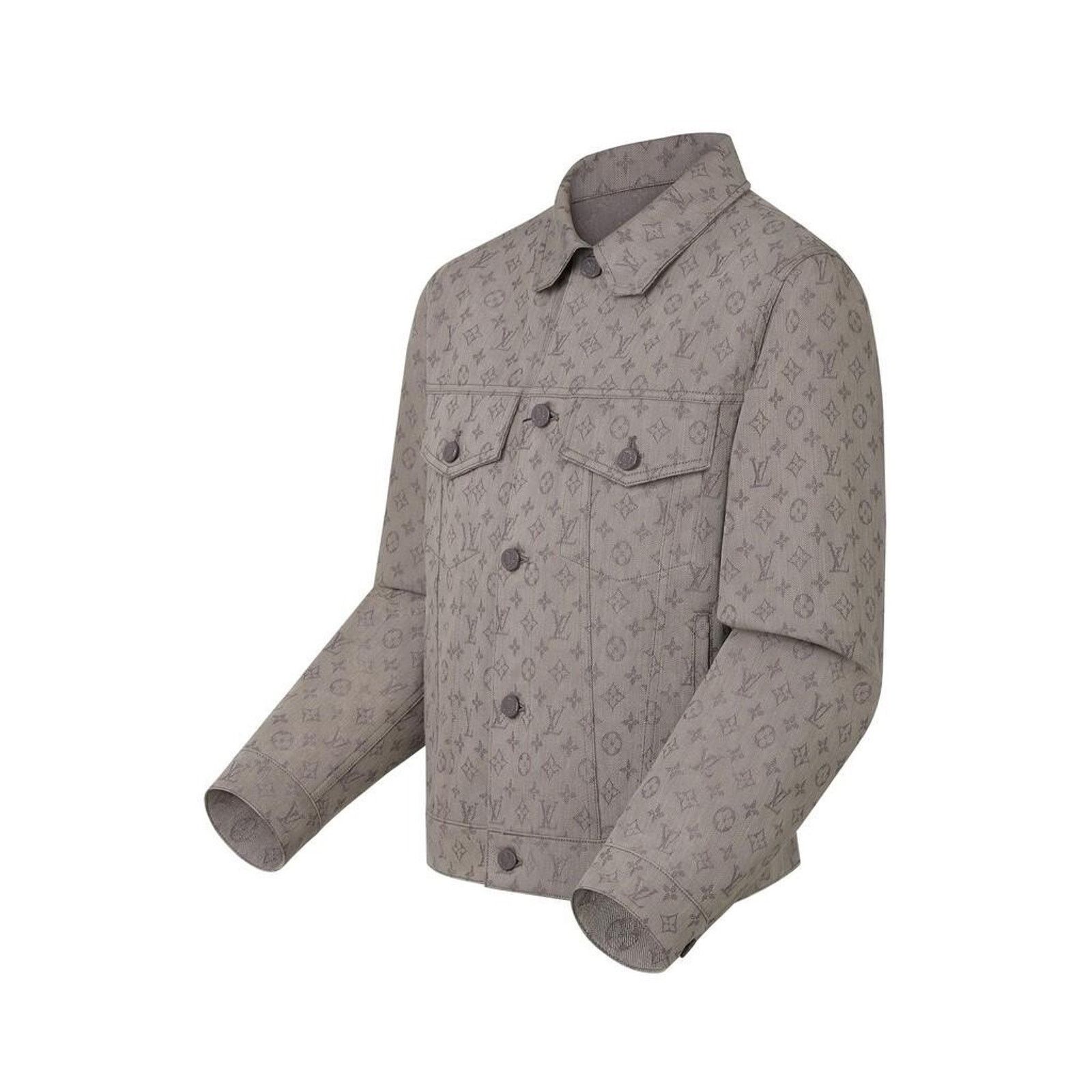 Louis Vuitton Louis Vuitton Monogram Jacket Button Up Sleeve 48 1A8FGZ Size US M / EU 48-50 / 2 - 7 Thumbnail