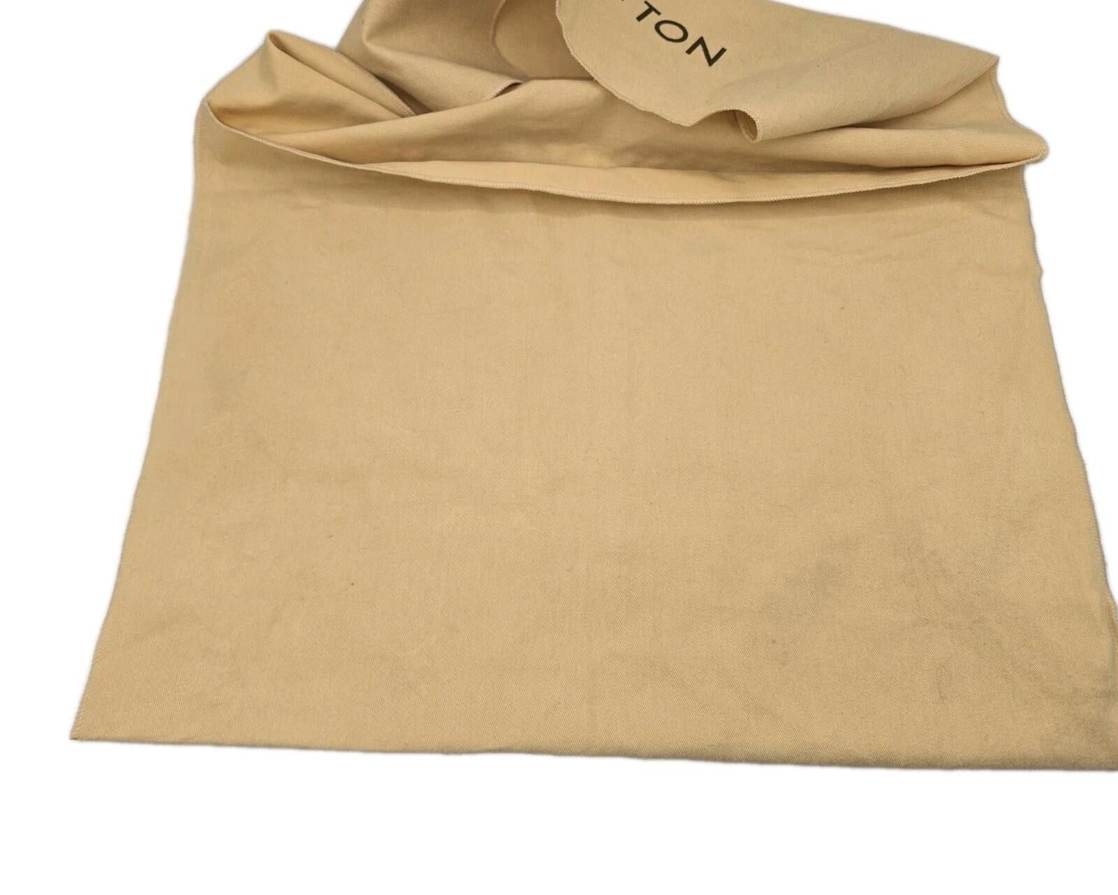 Louis Vuitton Louis Vuitton Authentic Cotton Dust Bag Beige Logo 18x12" Size ONE SIZE - 4 Thumbnail
