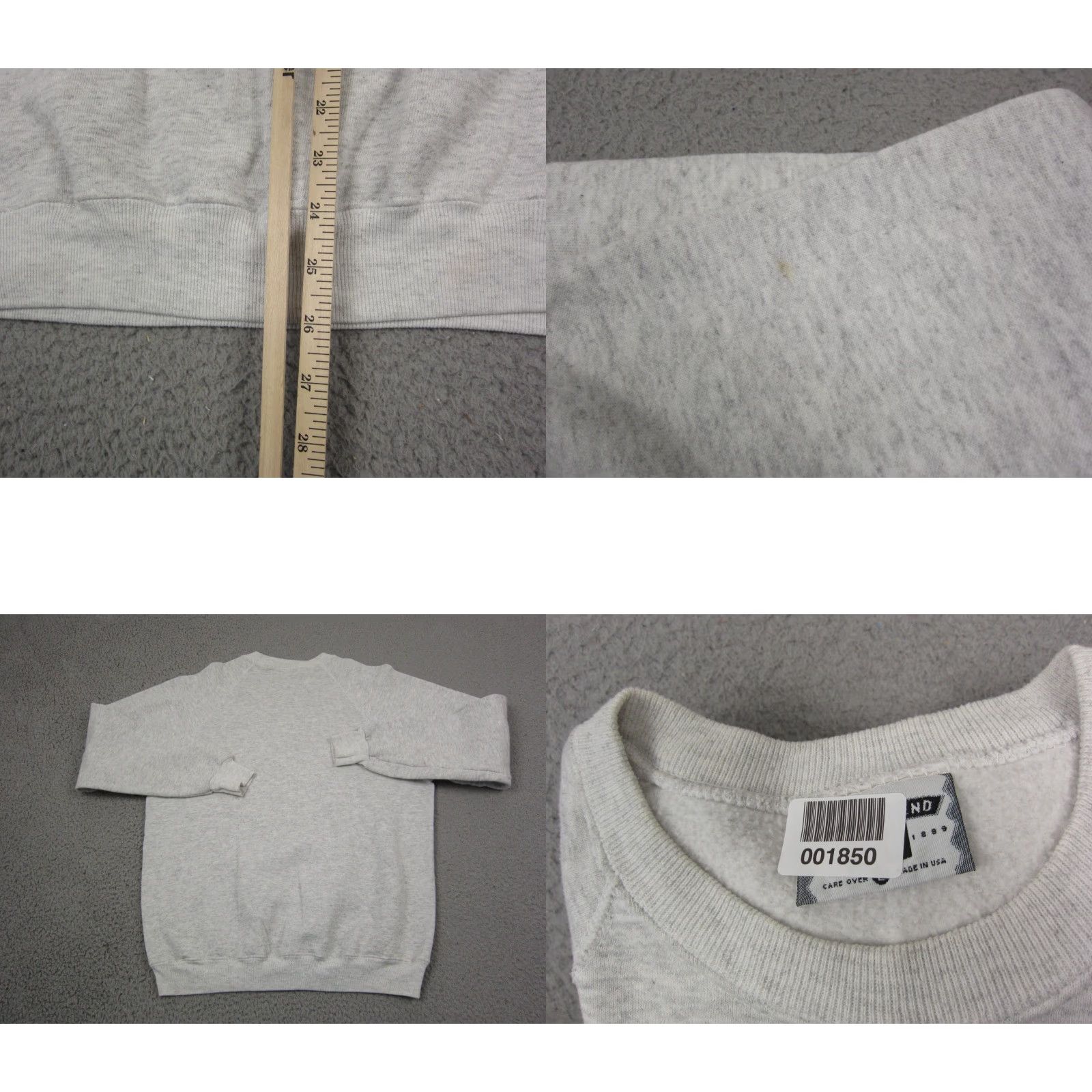 Lee VINTAGE Lee Sweatshirt Womens L Gray Bear Christmas Mistletoe Made in USA Ladies Pullover Crew Neck Autumn Winter Holiday Sportwear Mens Girls Boys Size L / US 10 / IT 46 - 8 Thumbnail