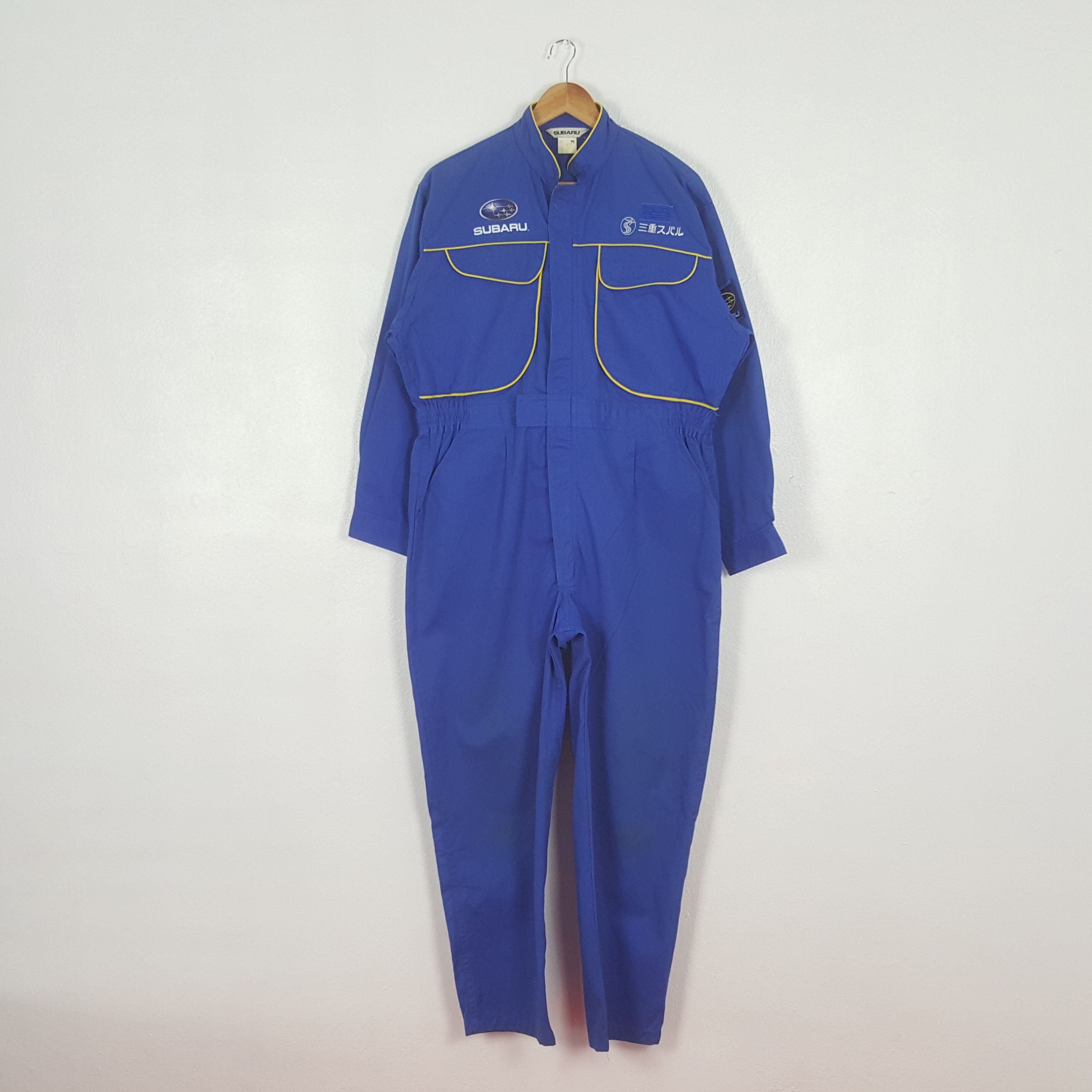 Japanese Brand Vintage Subaru Japanese Rally Team Coverall Jacket C308N19 Size US L / EU 52-54 / 3 - 3 Thumbnail