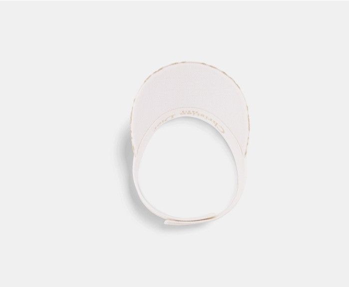 Dior o1w1db10325 Size: OS / 41CA Visor Hat / Cap in Gold & White Size ONE SIZE - 5 Thumbnail