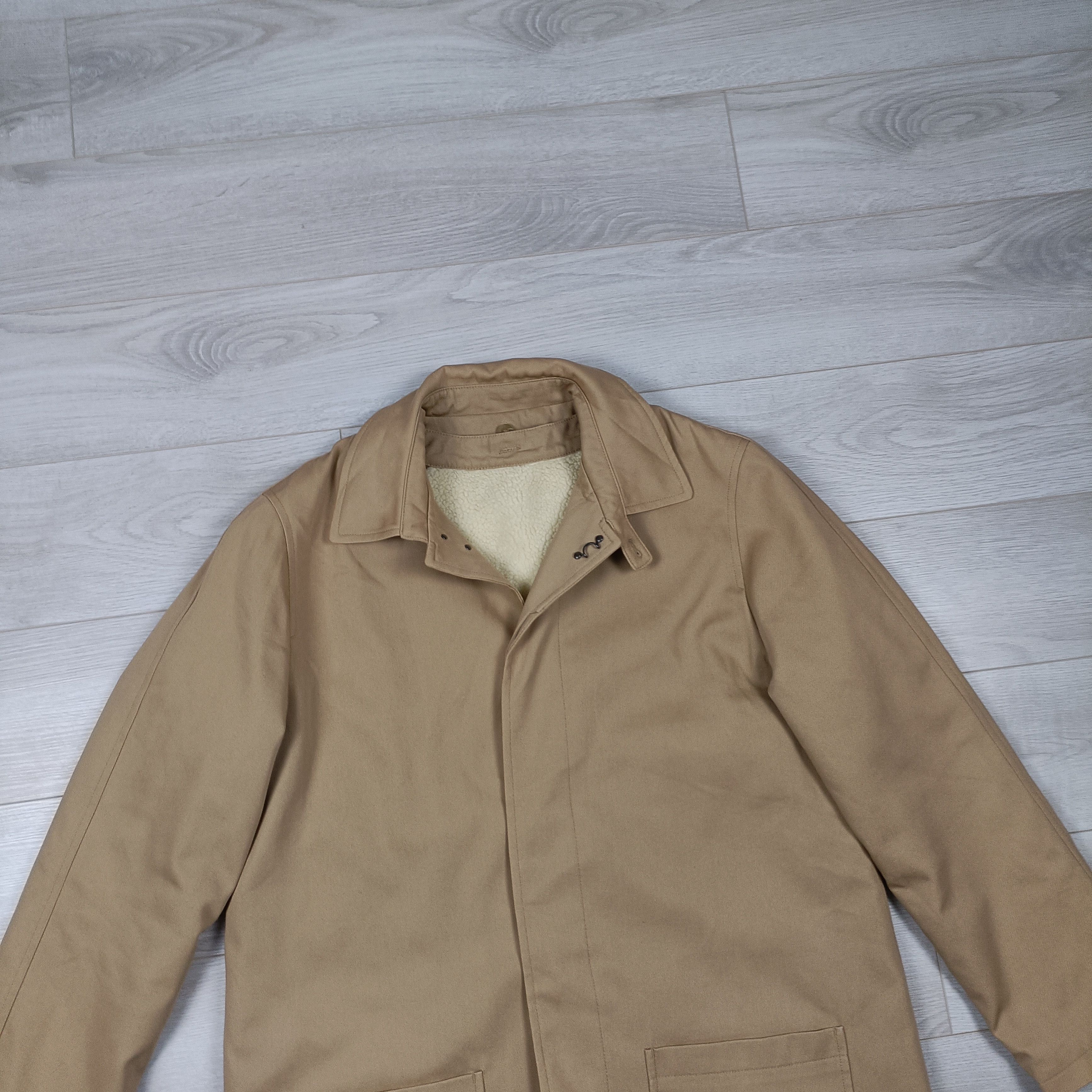A.P.C. Men's Brown Cotton Trench ! Size US L / EU 52-54 / 3 - 4 Thumbnail