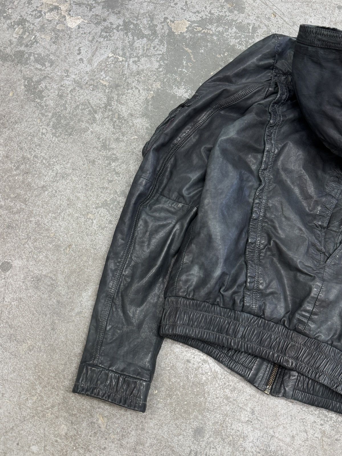 Japanese Brand Vintage Real Leather Avant Garde y2k Jacket Size M / US 6-8 / IT 42-44 - 12 Thumbnail