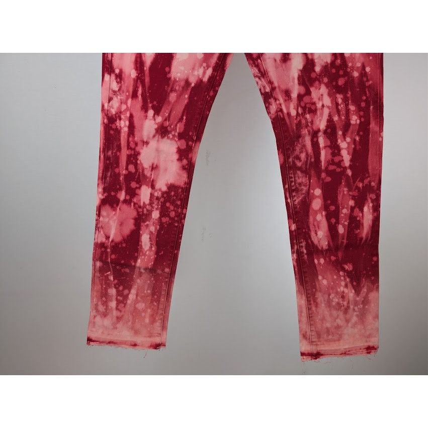 Gallery Dept. o1rshd1 Biscayne Tie-Dye Slim Fit Denim Jeans in Red Size US 32 / EU 48 - 4 Thumbnail