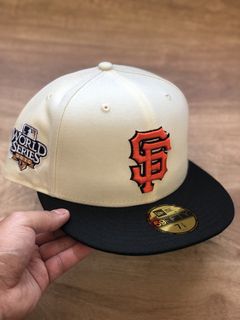 State of Flux x New Era San Francisco Giants 59FIFTY Fitted Hat in Toasted Peanut and Green Oak 7 3/4 / Toasted Peanut and Green Oak