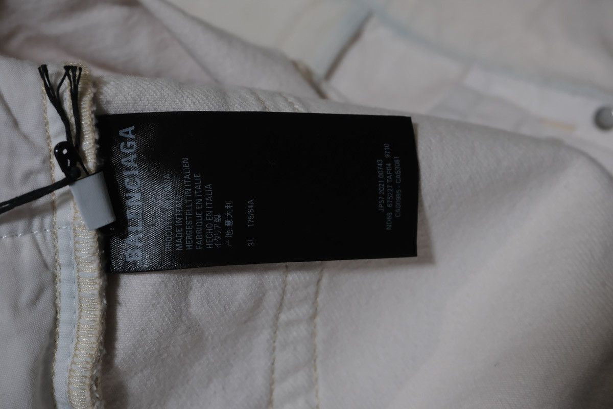 Balenciaga Balenciaga aw21 damaged baggy cargo jeans Size US 31 - 13 Thumbnail