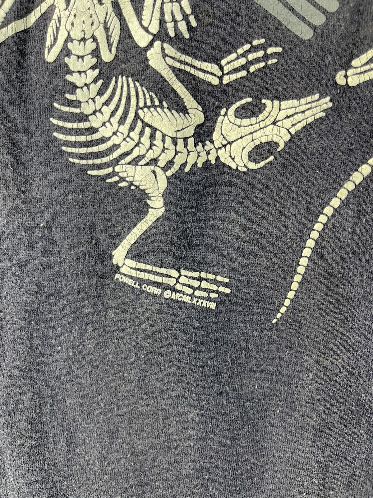 Powell Peralta Thrashed 1988 Vintage Powell Peralta Rat Bones T-Shirt Size US S / EU 44-46 / 1 - 15 Thumbnail