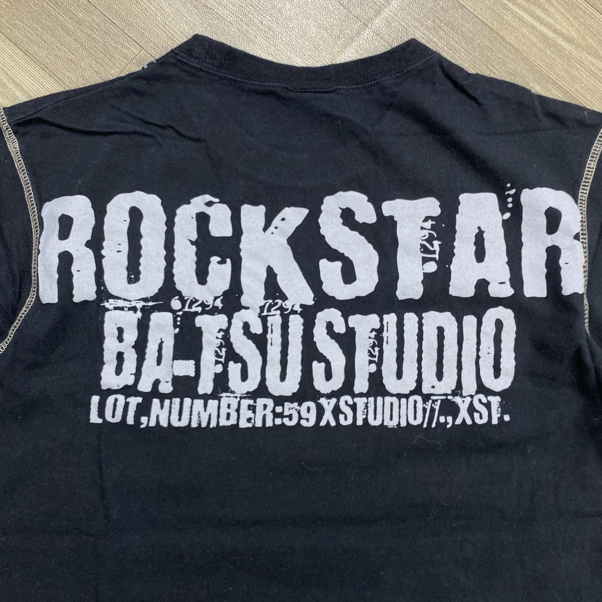 Beauty Beast 2000s Rockstar Batsu Ifsix Skulls Cross Gothic Lgb Style Tee Size US S / EU 44-46 / 1 - 10 Thumbnail