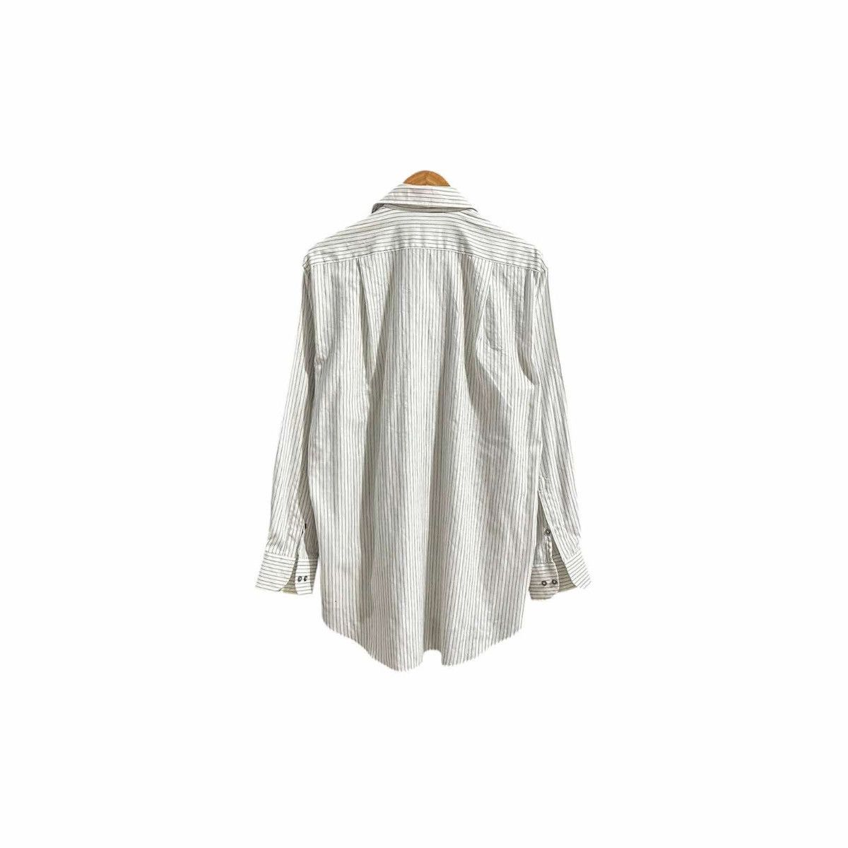 Designer 🔥Vintage Ficce Striped Shirt Long Sleeve Yoshiyuki Konishi Size US XL / EU 56 / 4 - 10 Thumbnail