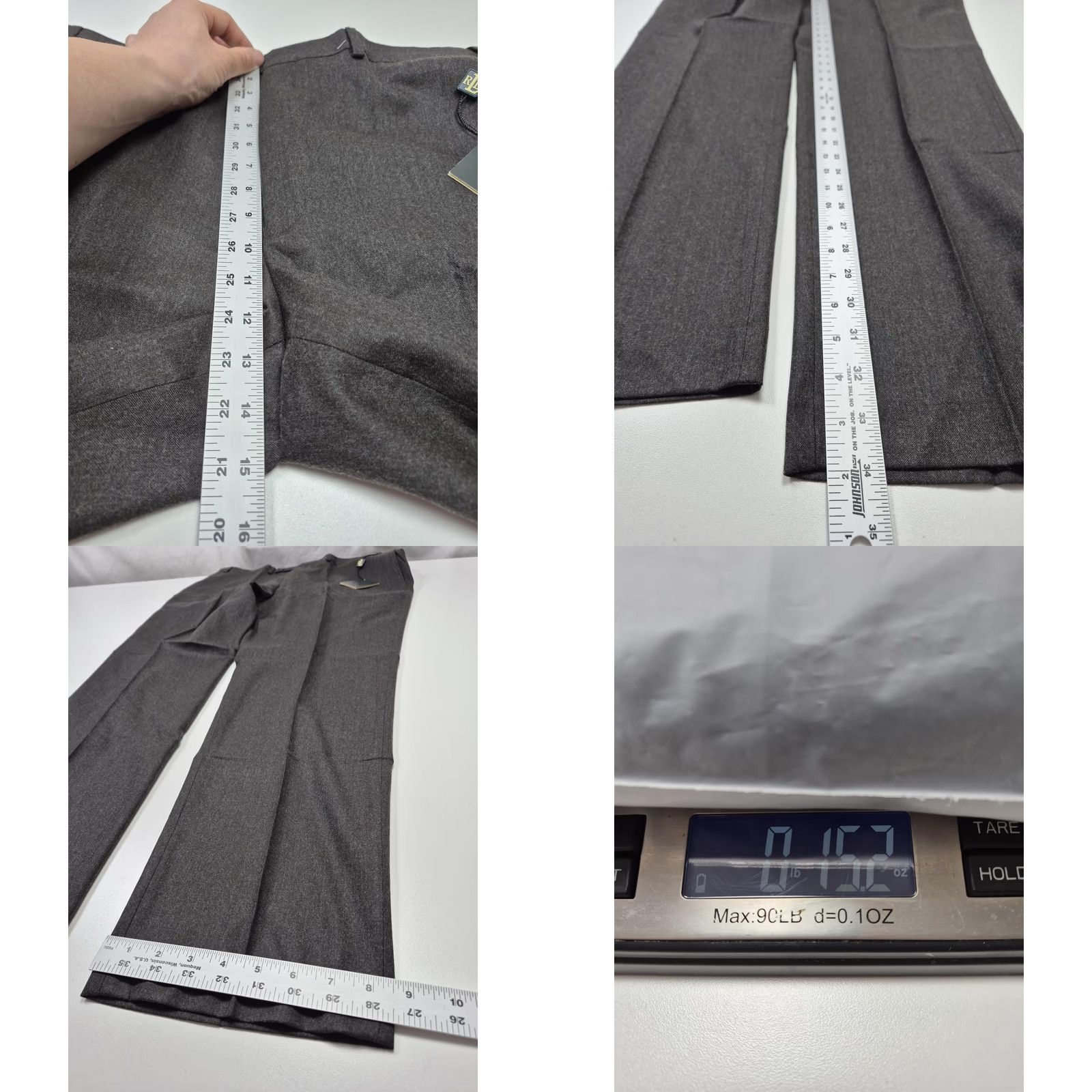 Ralph Lauren VINTAGE Lauren Ralph Lauren Dress Pants Mens 40x34 Brown Wool Pleated Classic NWT Size US 40 / EU 56 - 8 Thumbnail
